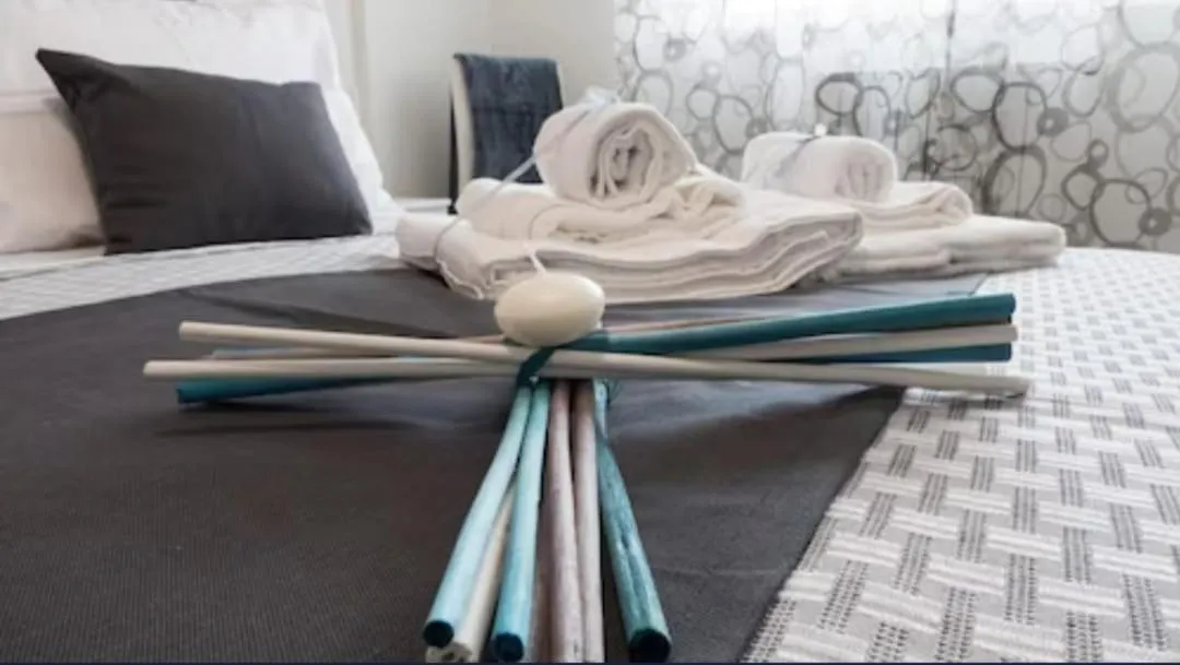 Bed in AIRPORT BARi DELUXE