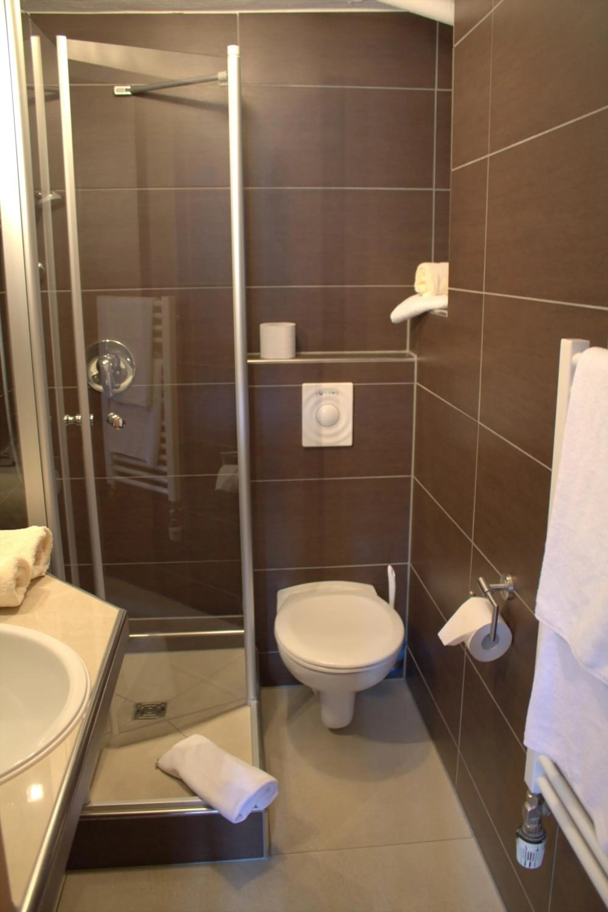 Toilet in Hotel Am Siebersturm
