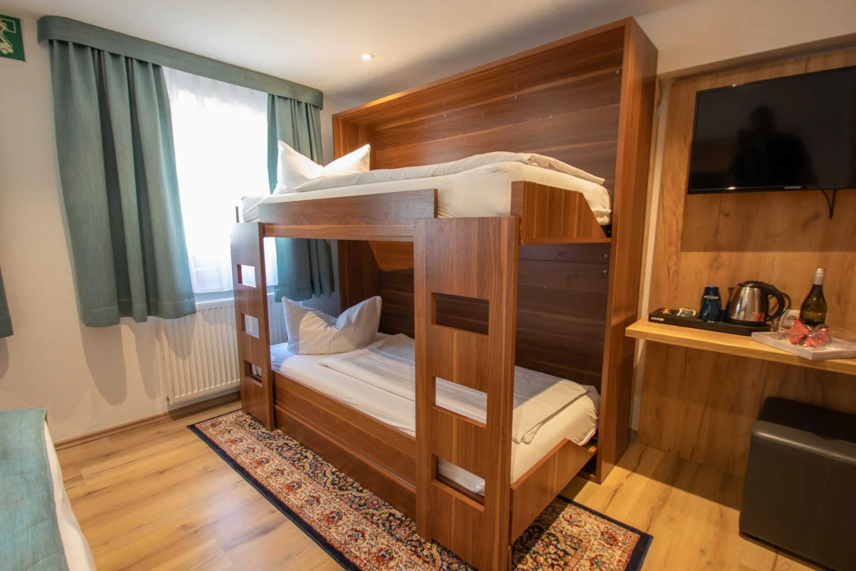 bunk bed, Bed in Hotel Am Siebersturm