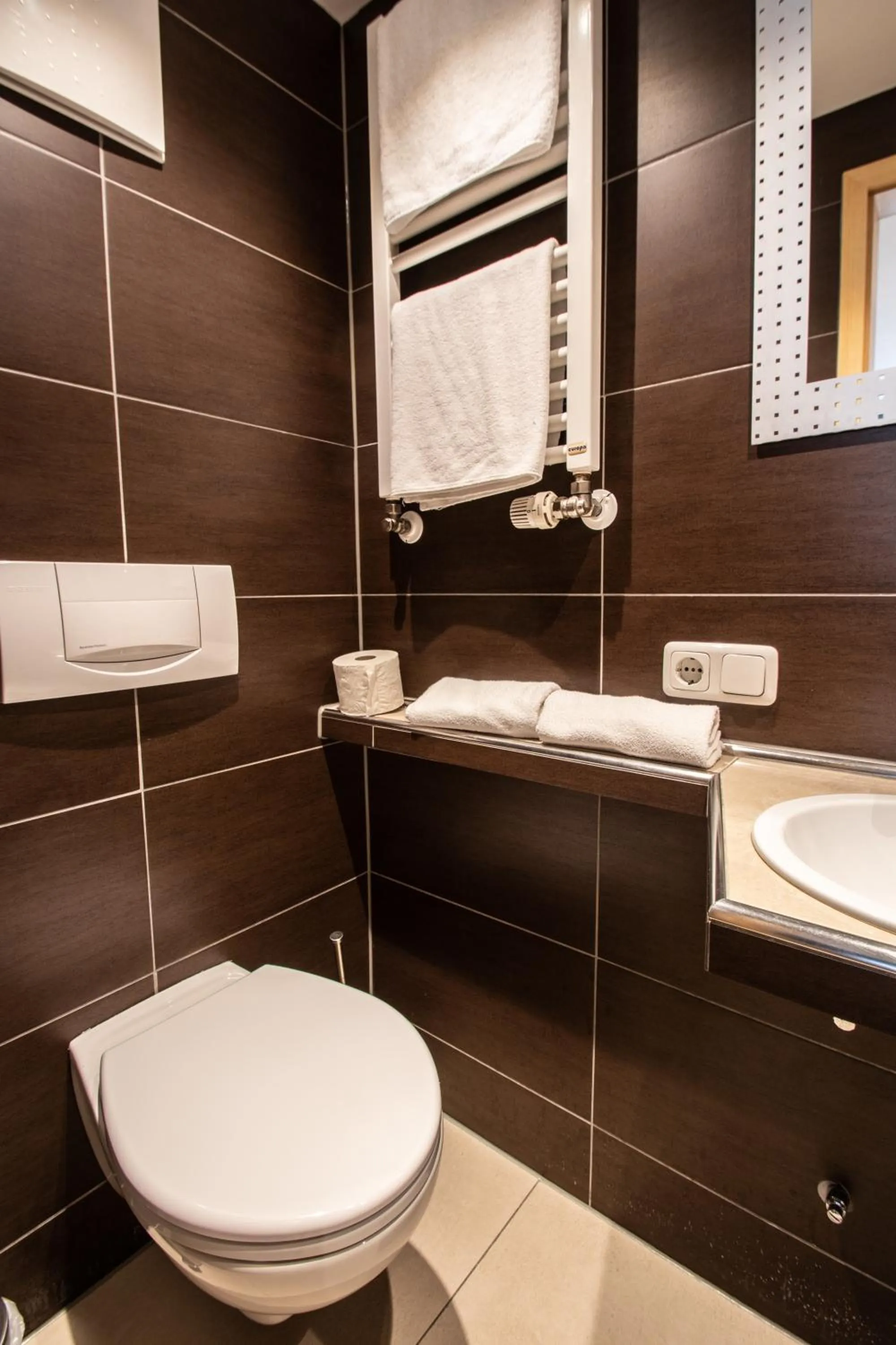 Bathroom in Hotel Am Siebersturm