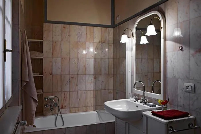 Bathroom in Agriturismo La Carreccia