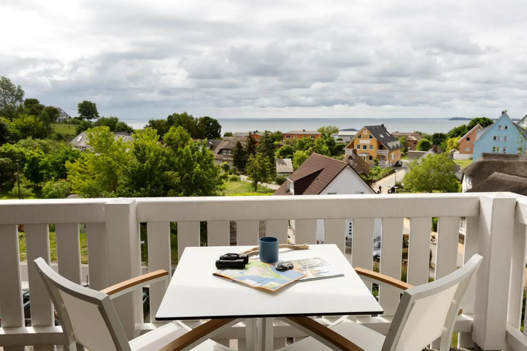 Double Room with Balcony and Sea View - single occupancy in Koopmanns Hotel und Lädchen Double Room with Balcony and Sea View - single occupancy in Koopmanns Hotel und Lädchen