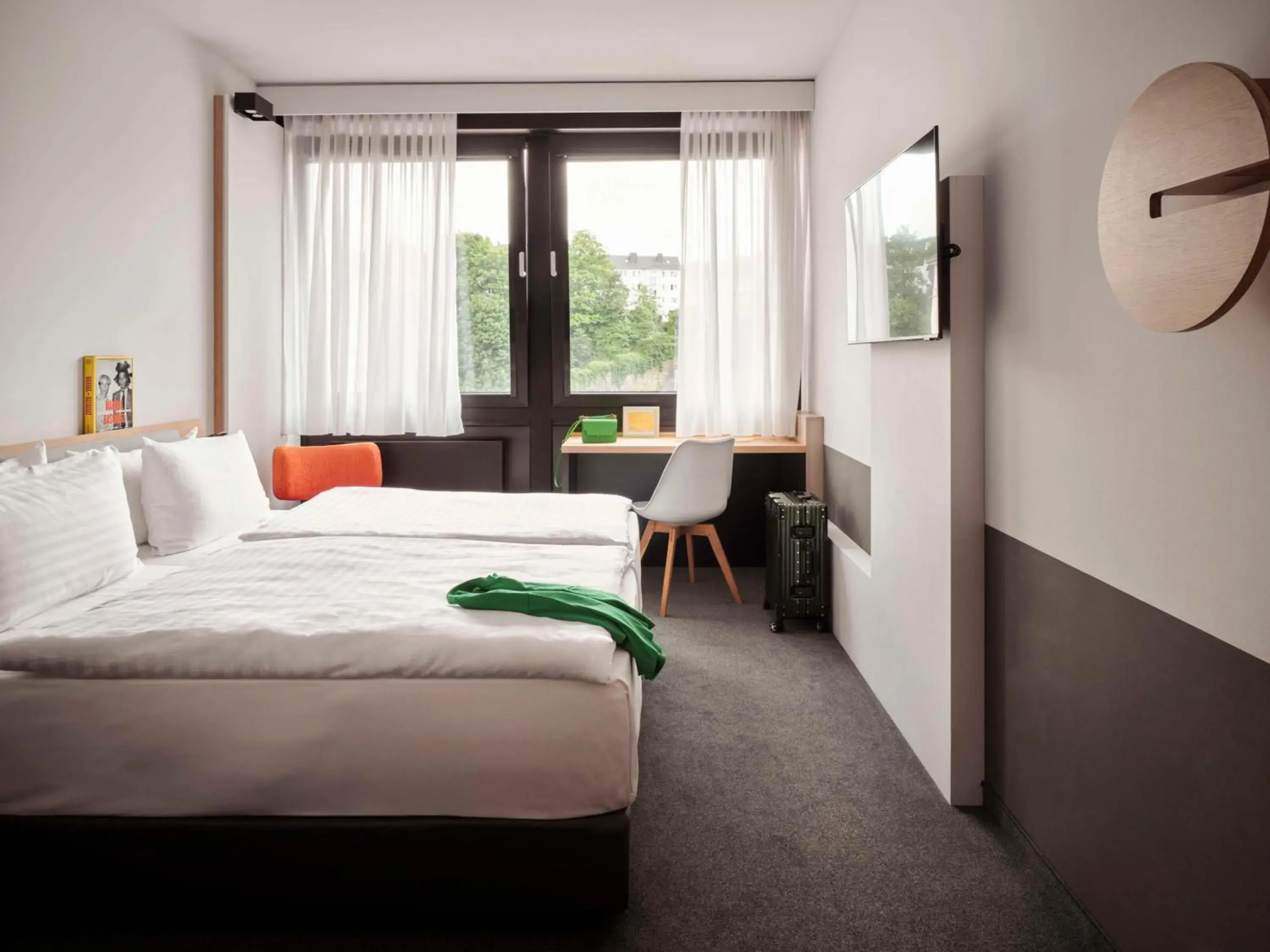 Bedroom, Bed in Flemings Hotel Wuppertal-Central Bedroom, Bed in Flemings Hotel Wuppertal-Central