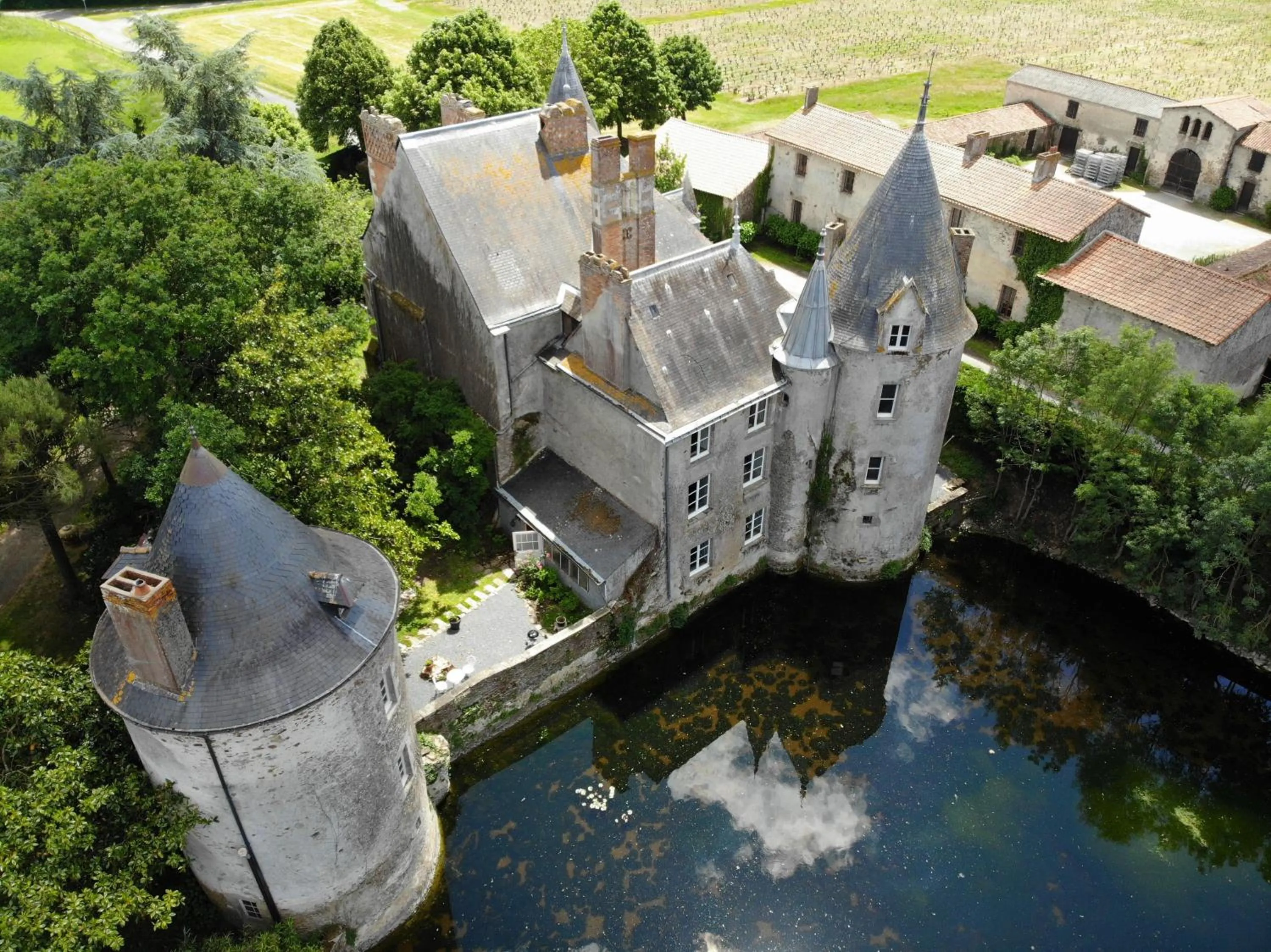 Property building in Château de la Preuille Bed & Breakfast
