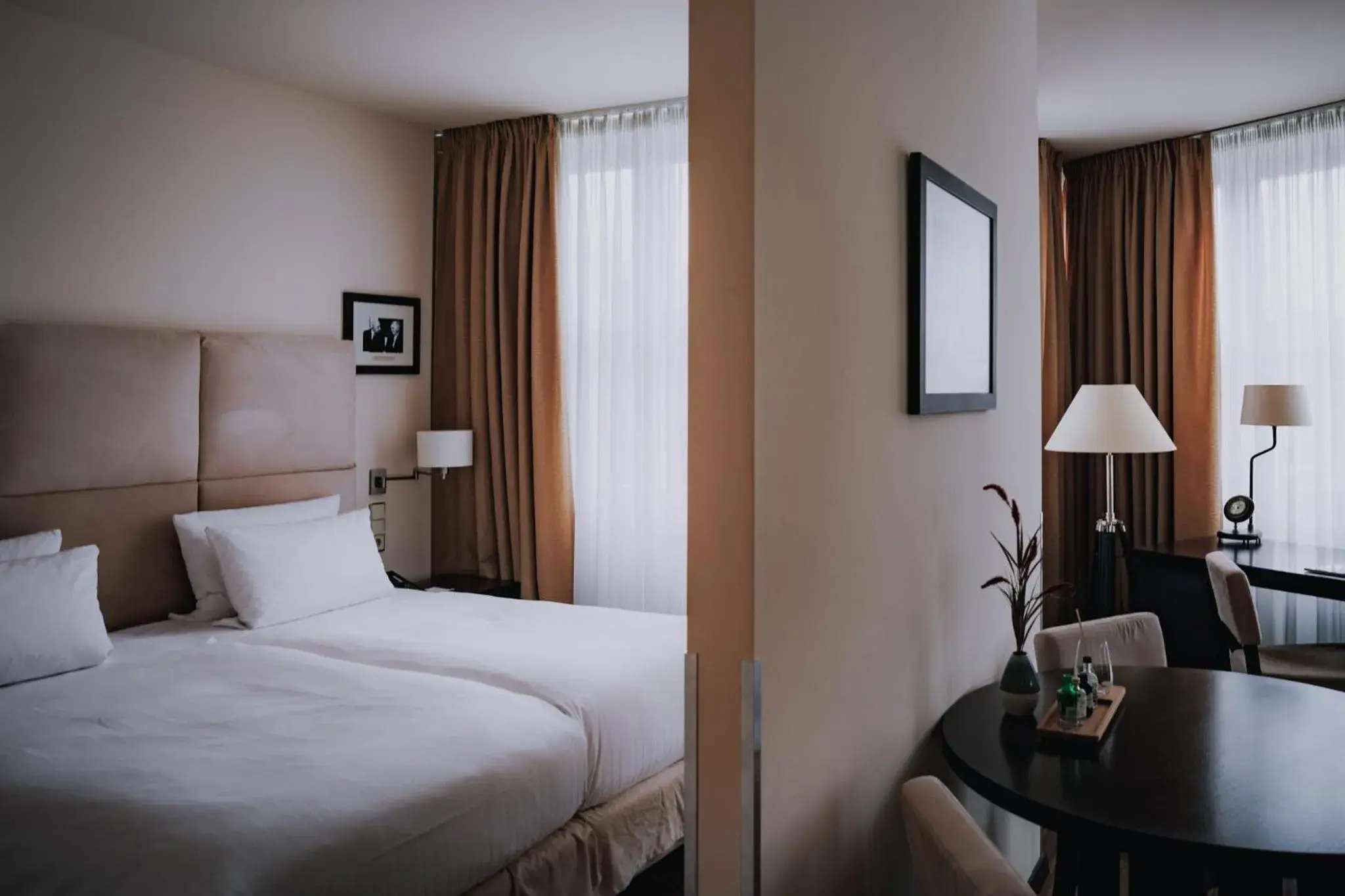 Bed in AMERON Hotel Abion Spreebogen Berlin Bed in AMERON Hotel Abion Spreebogen Berlin