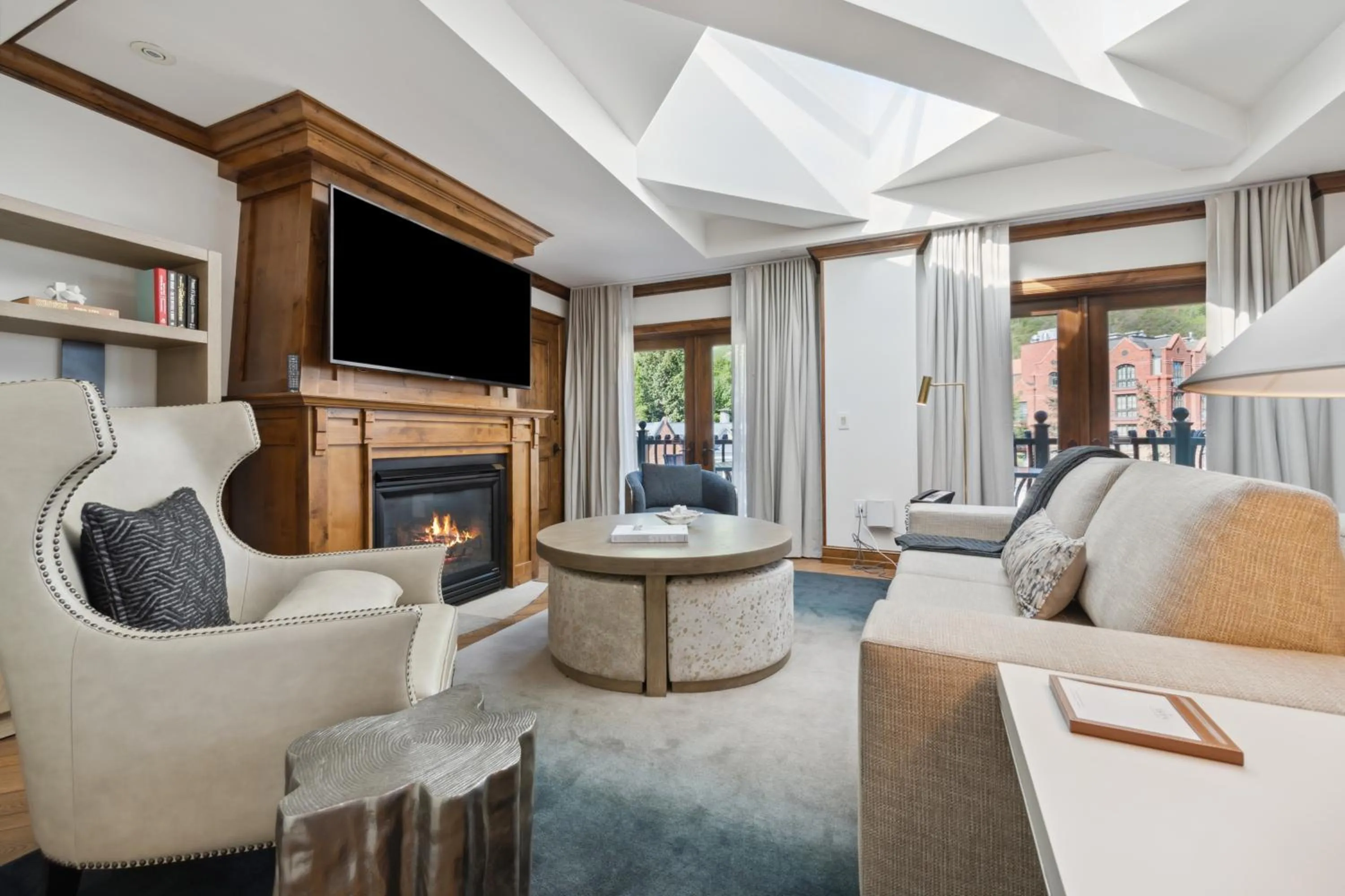 Living room in The Aspen Mountain Residences