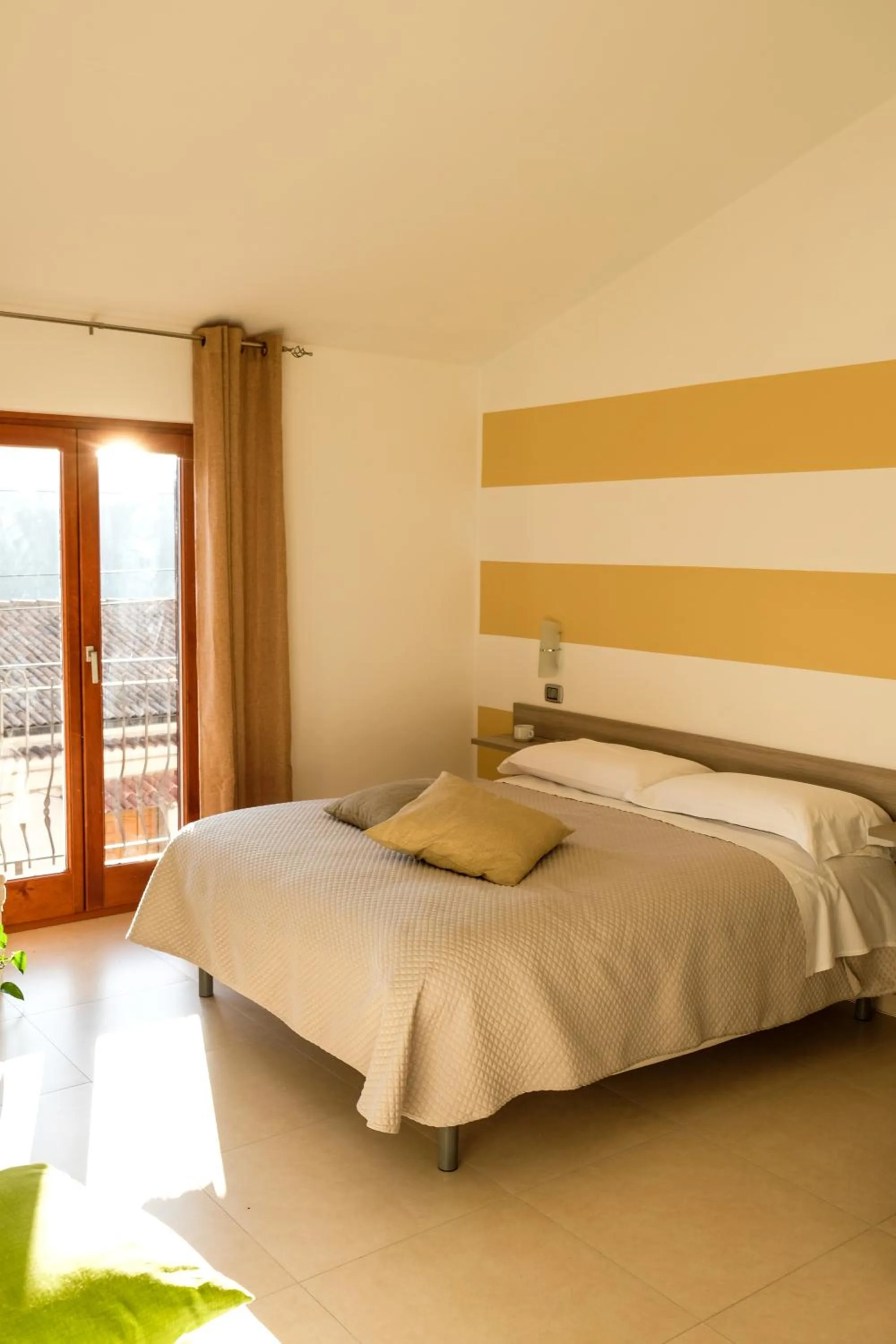 Bed in L&B bed and breakfast