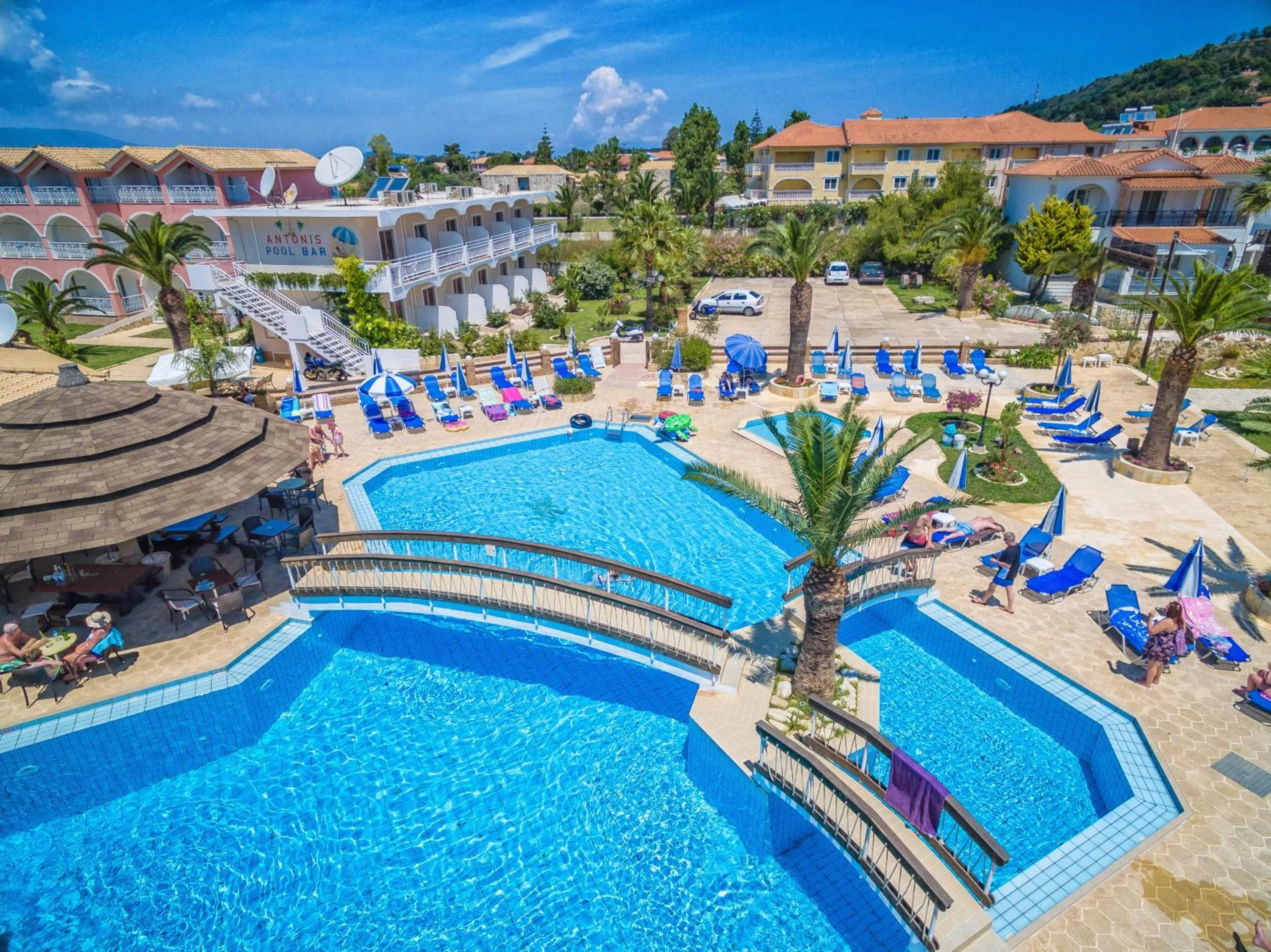 Bird's eye view in Antonis apartments