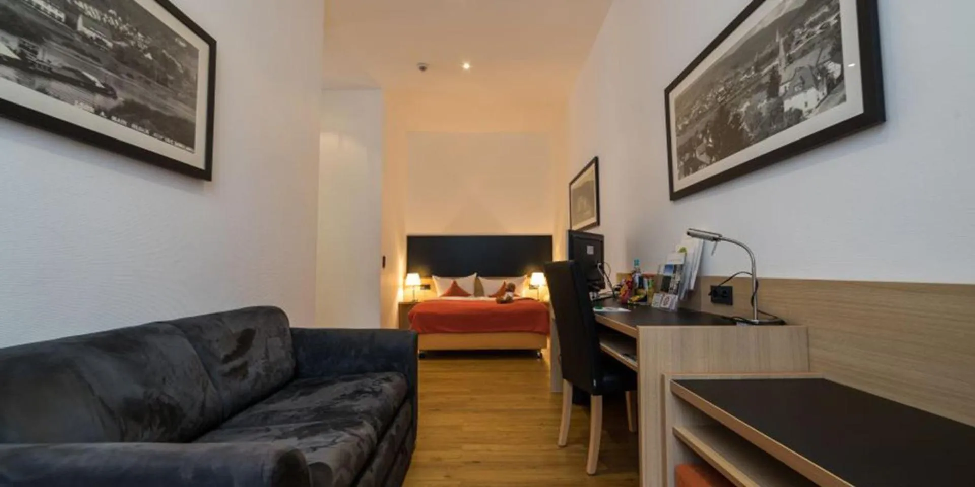 Photo of the whole room, Bed in Michel Hotel Franziskushöhe Lohr am Main