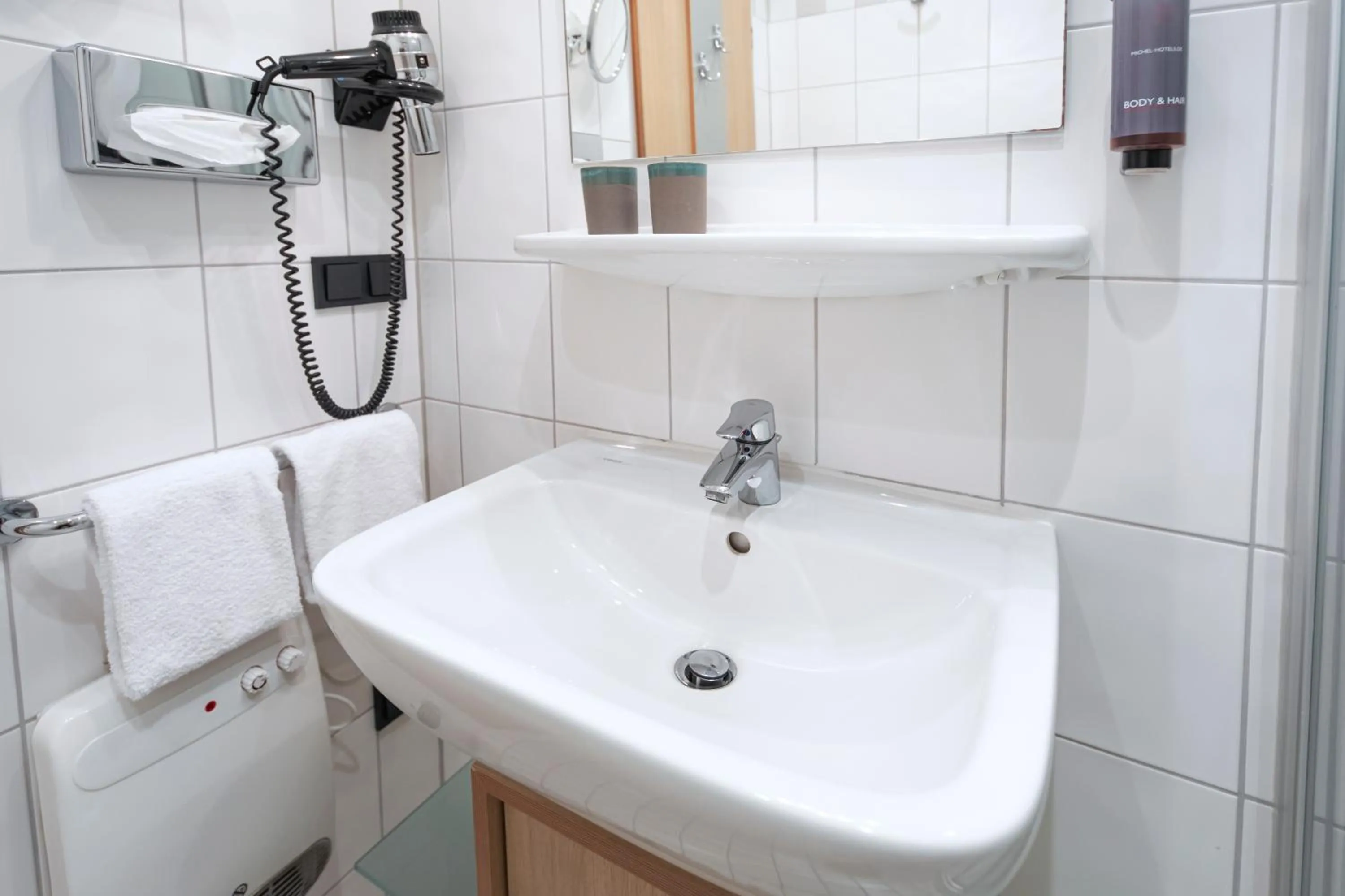 Bathroom in Michel Hotel Franziskushöhe Lohr am Main