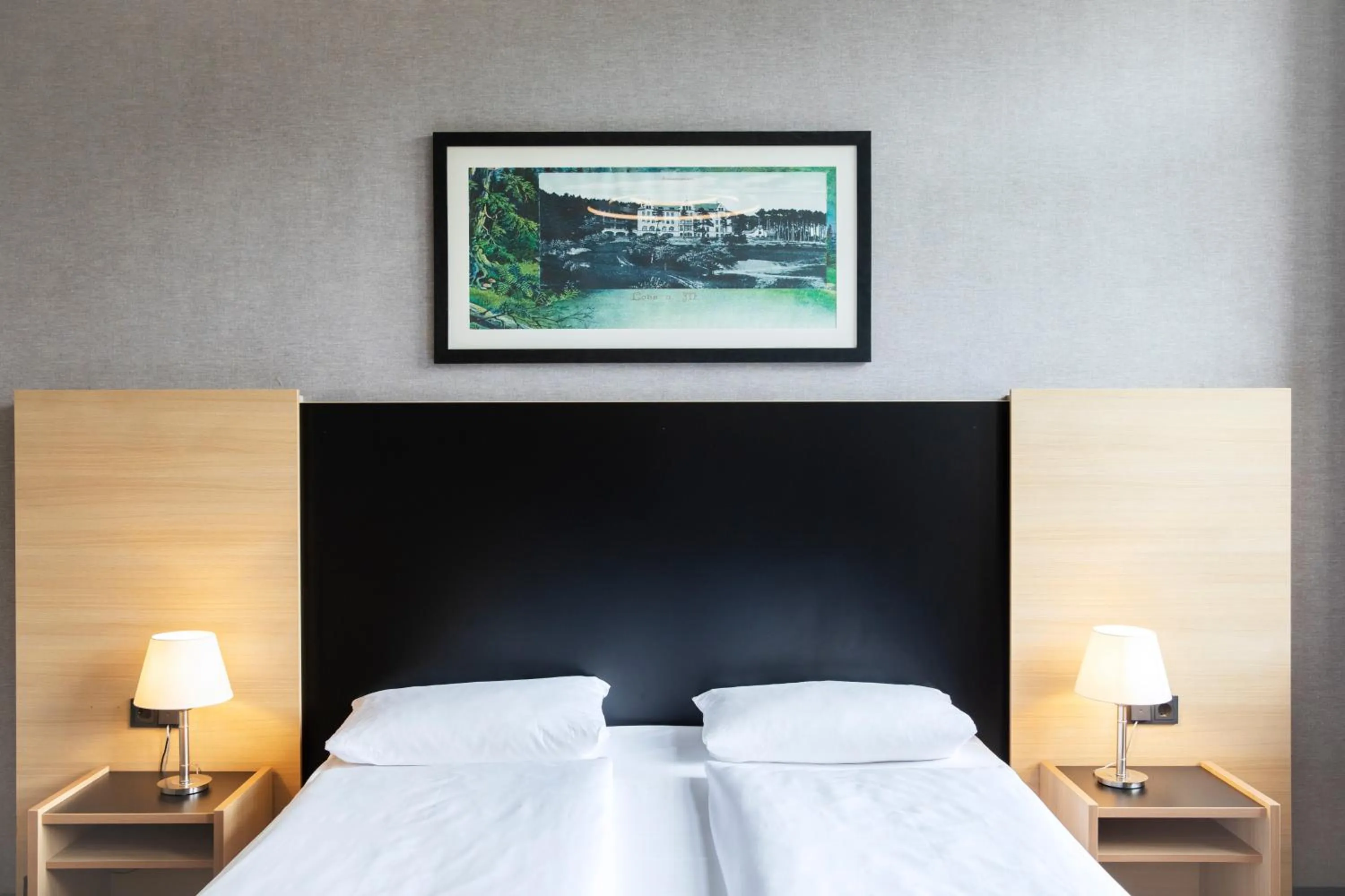 Photo of the whole room, Bed in Michel Hotel Franziskushöhe Lohr am Main