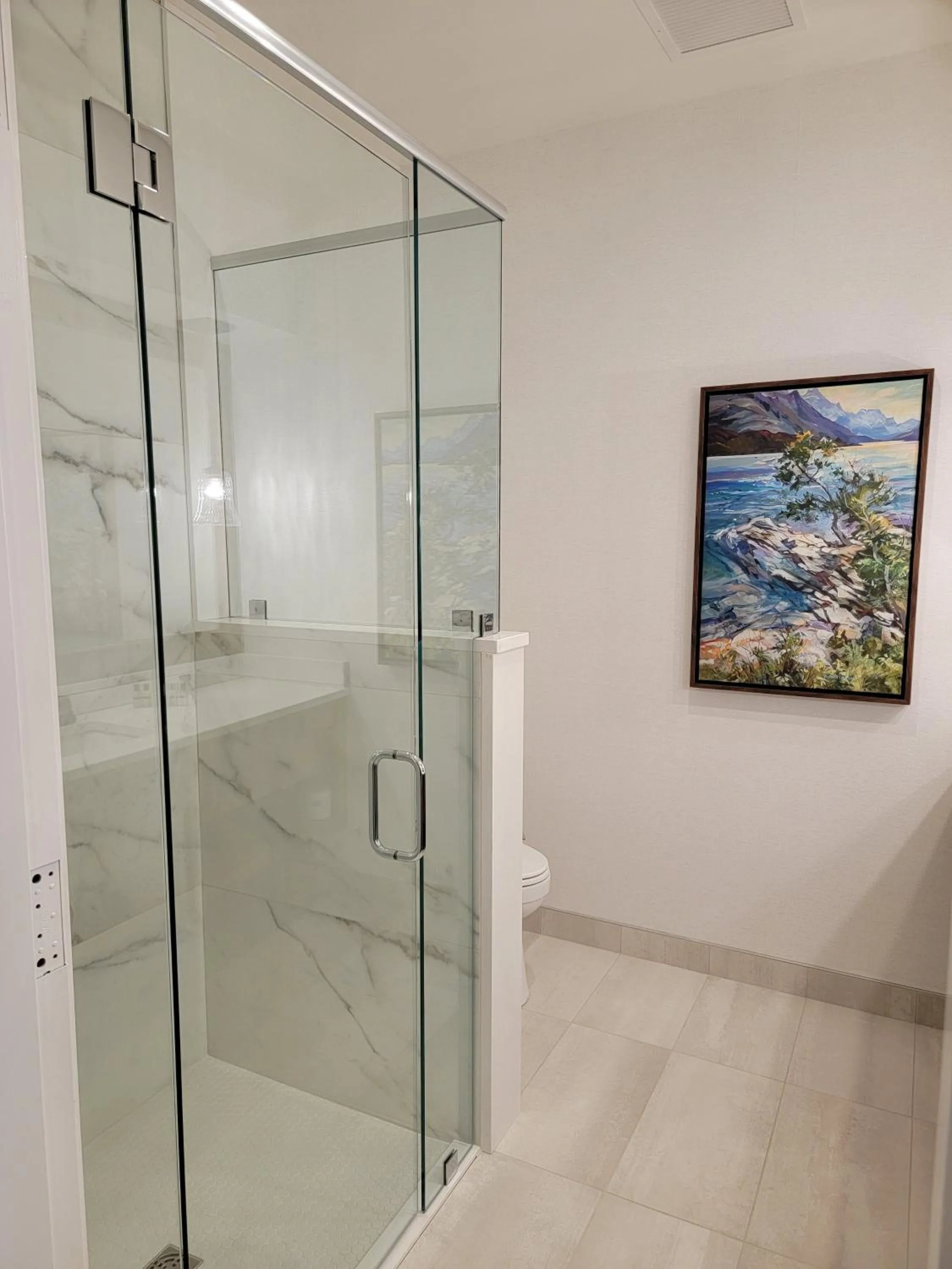 Shower in Kilmorey Lodge