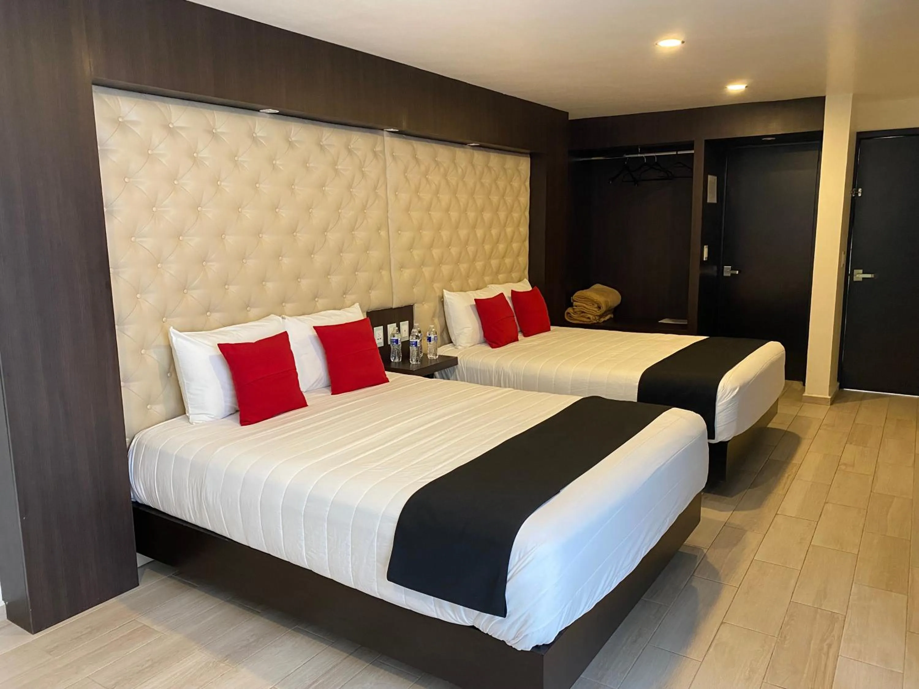 Bed in Hotel La Estancia Zacatlan