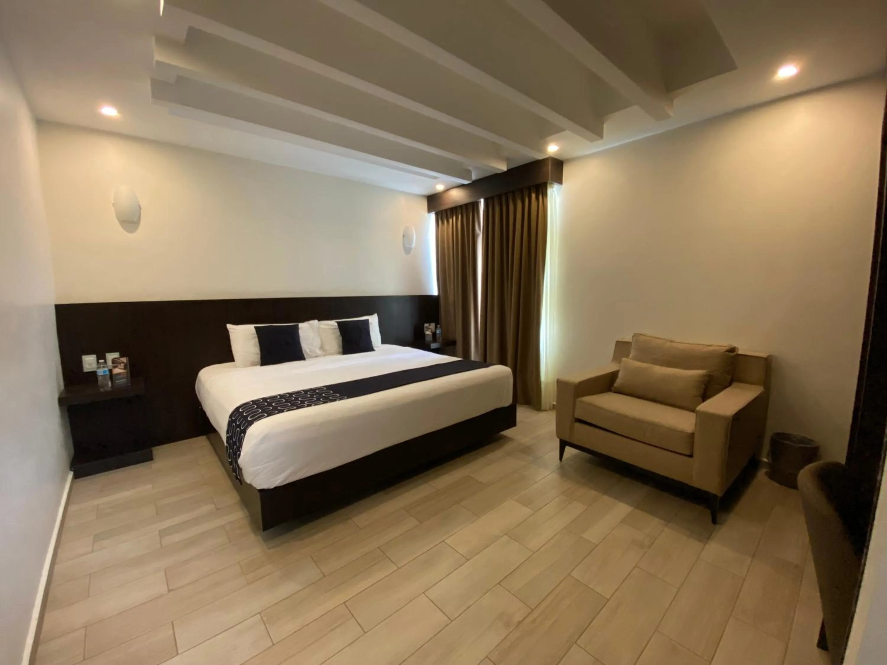 Bed in Hotel La Estancia Zacatlan