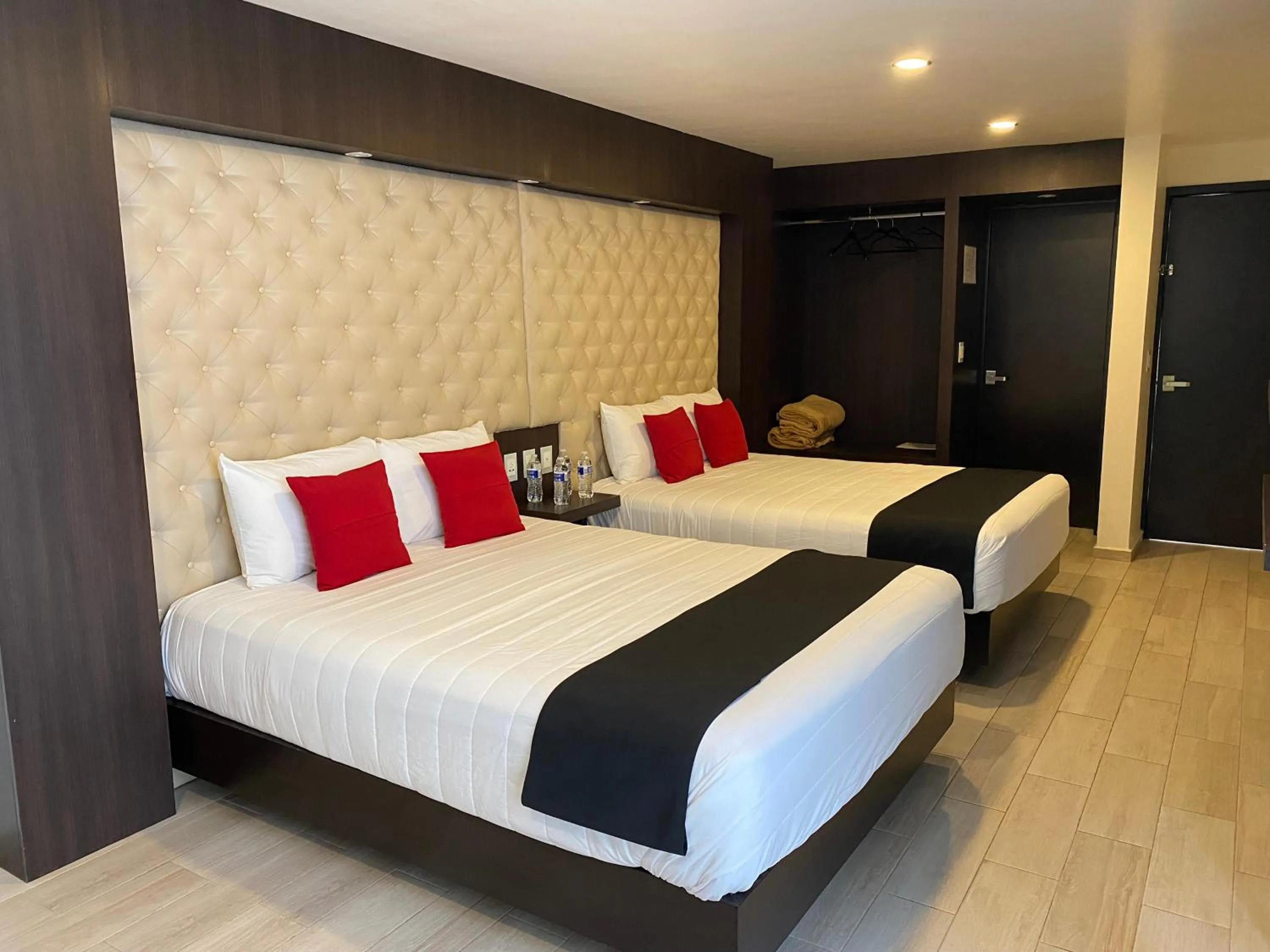 Bed in Hotel La Estancia Zacatlan