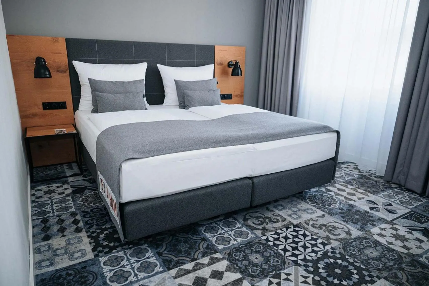 Photo of the whole room, Bed in Coffee Fellows Hotel Trier