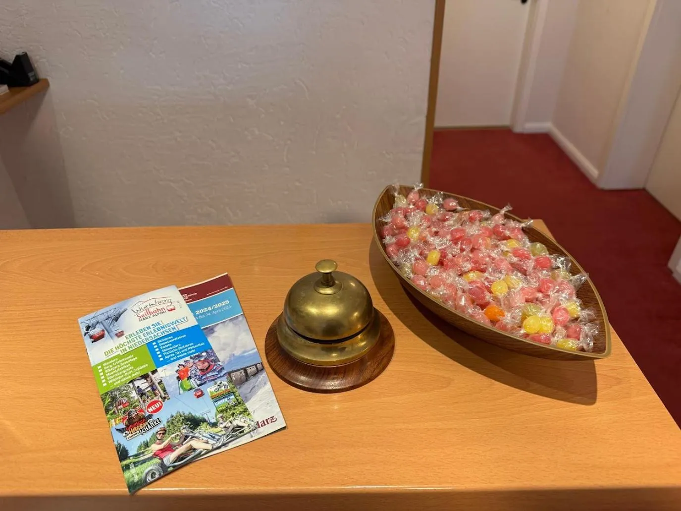 Lobby or reception in Primum Hotel Braunlage