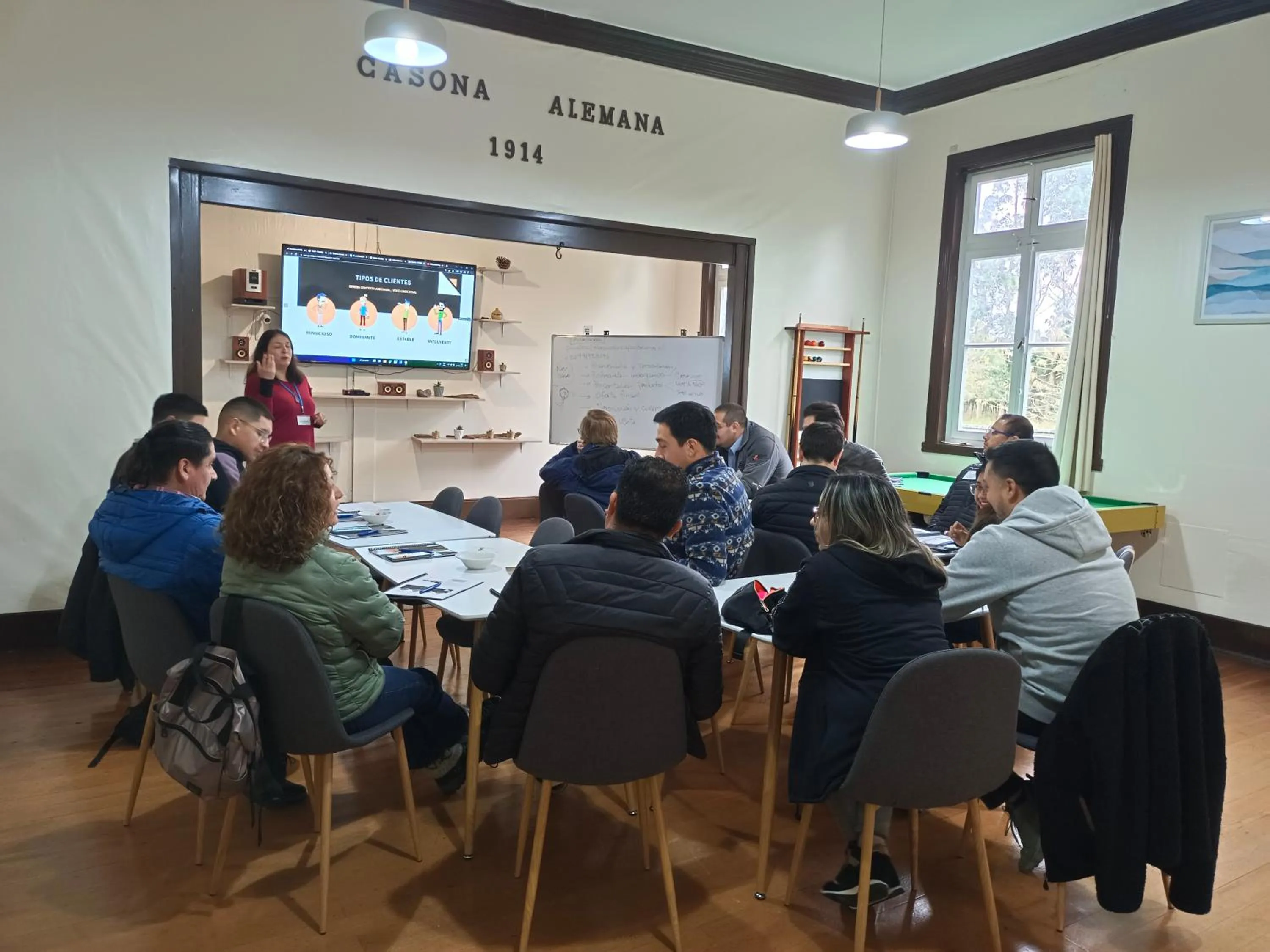 Communal lounge/ TV room in Casona Alemana