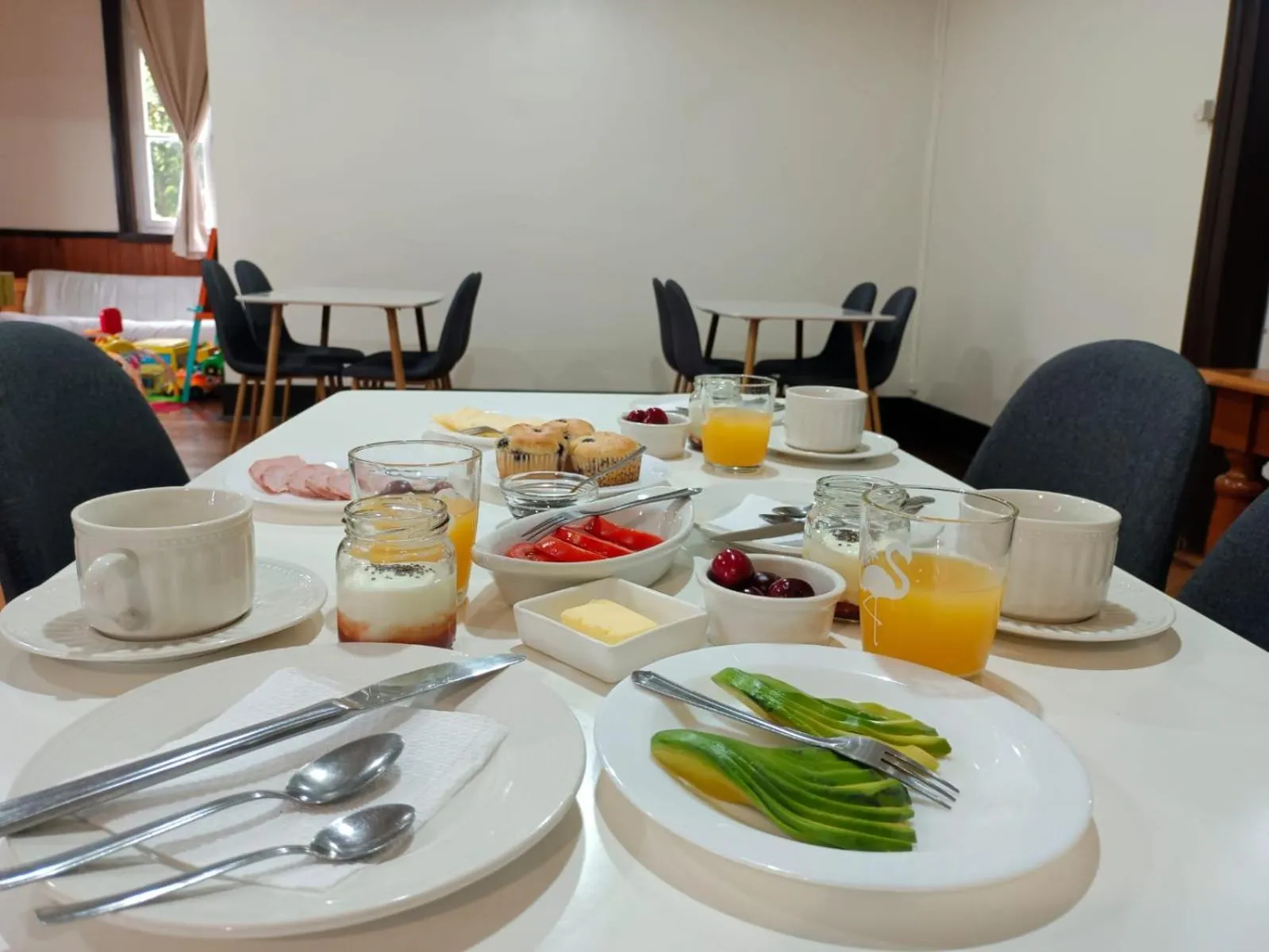 Food close-up in Casona Alemana