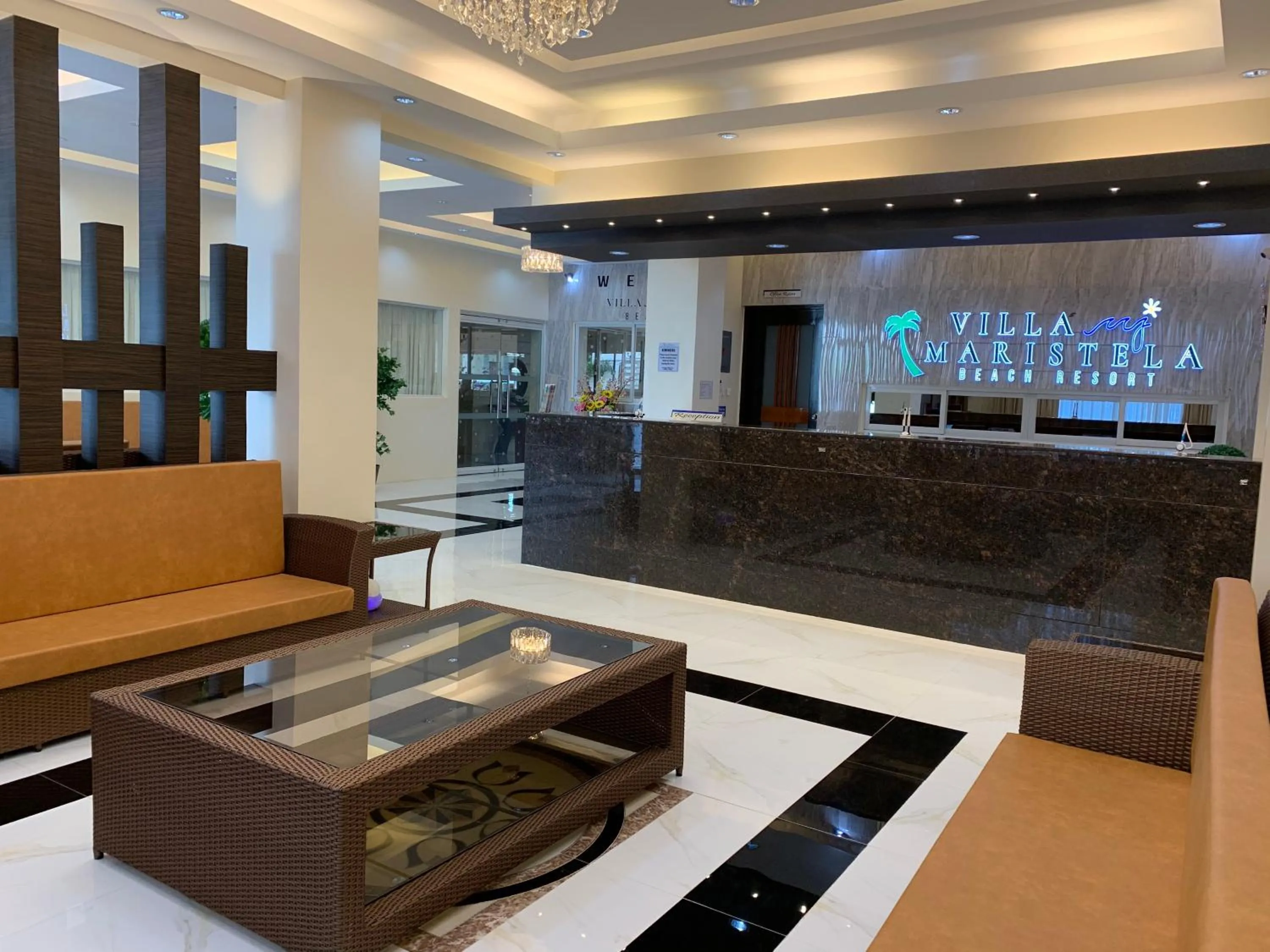 Lobby or reception in Villa MJ Maristela Beach Resort
