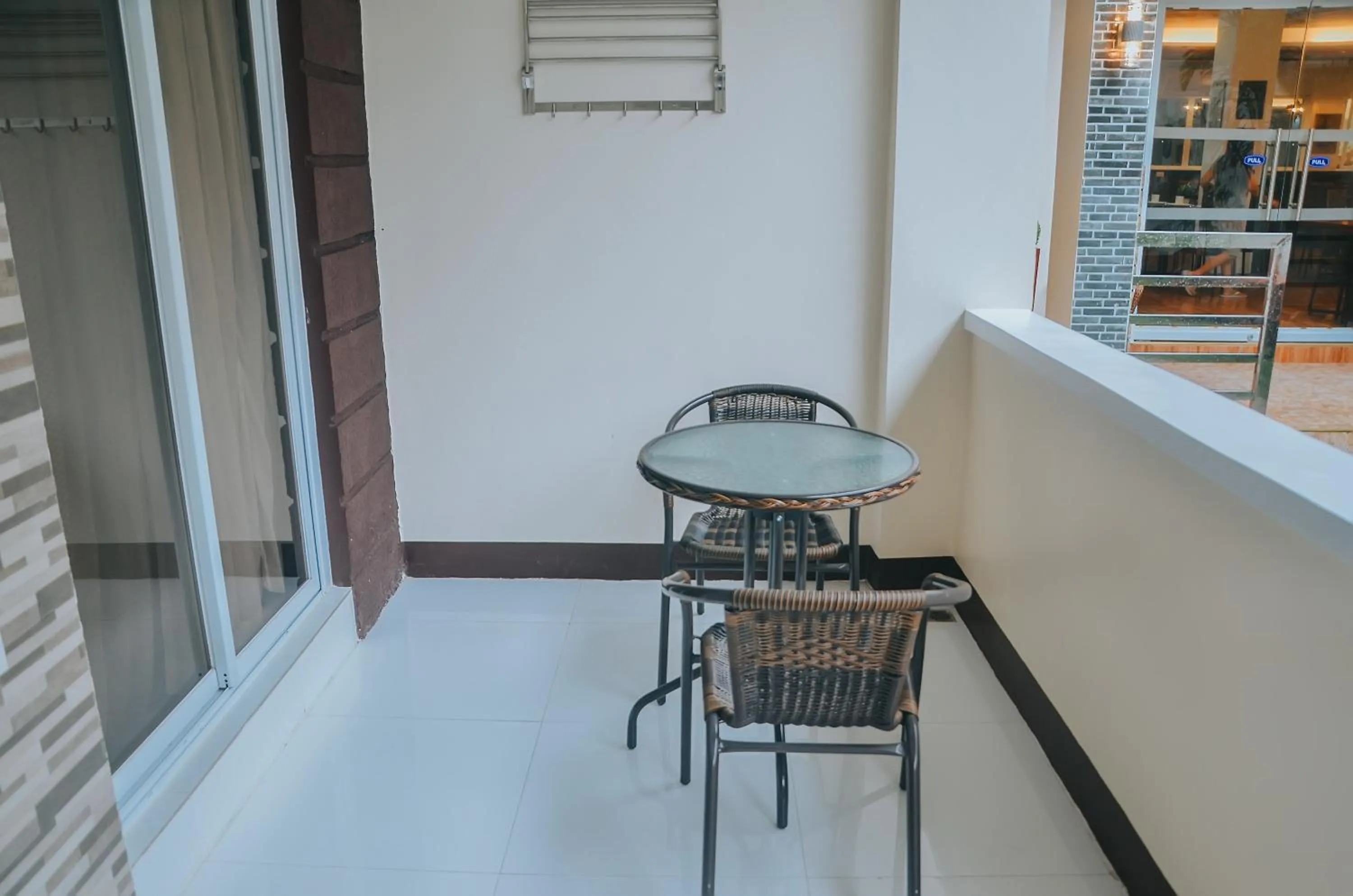 Balcony/Terrace in Villa MJ Maristela Beach Resort