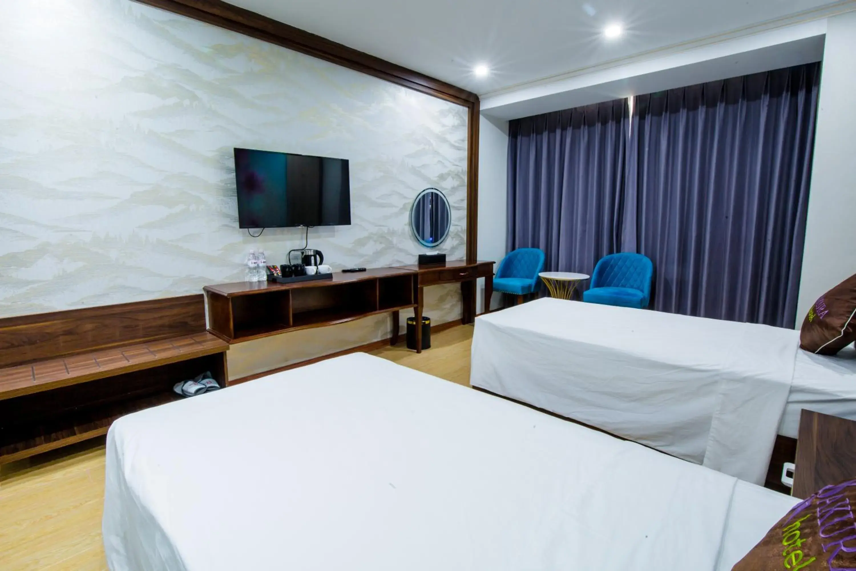 Superior Twin Room with City View in SAKURA HOTEL Superior Twin Room with City View in SAKURA HOTEL