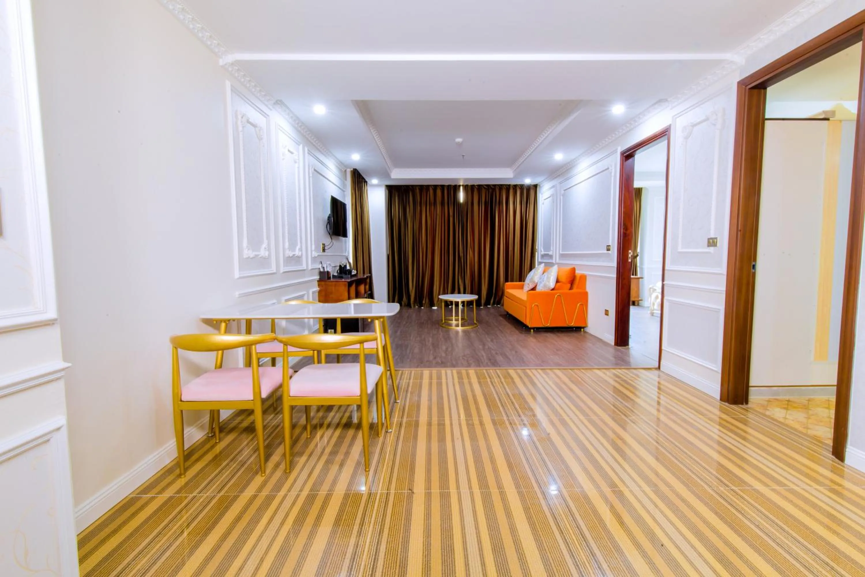 Seating area in SAKURA HOTEL