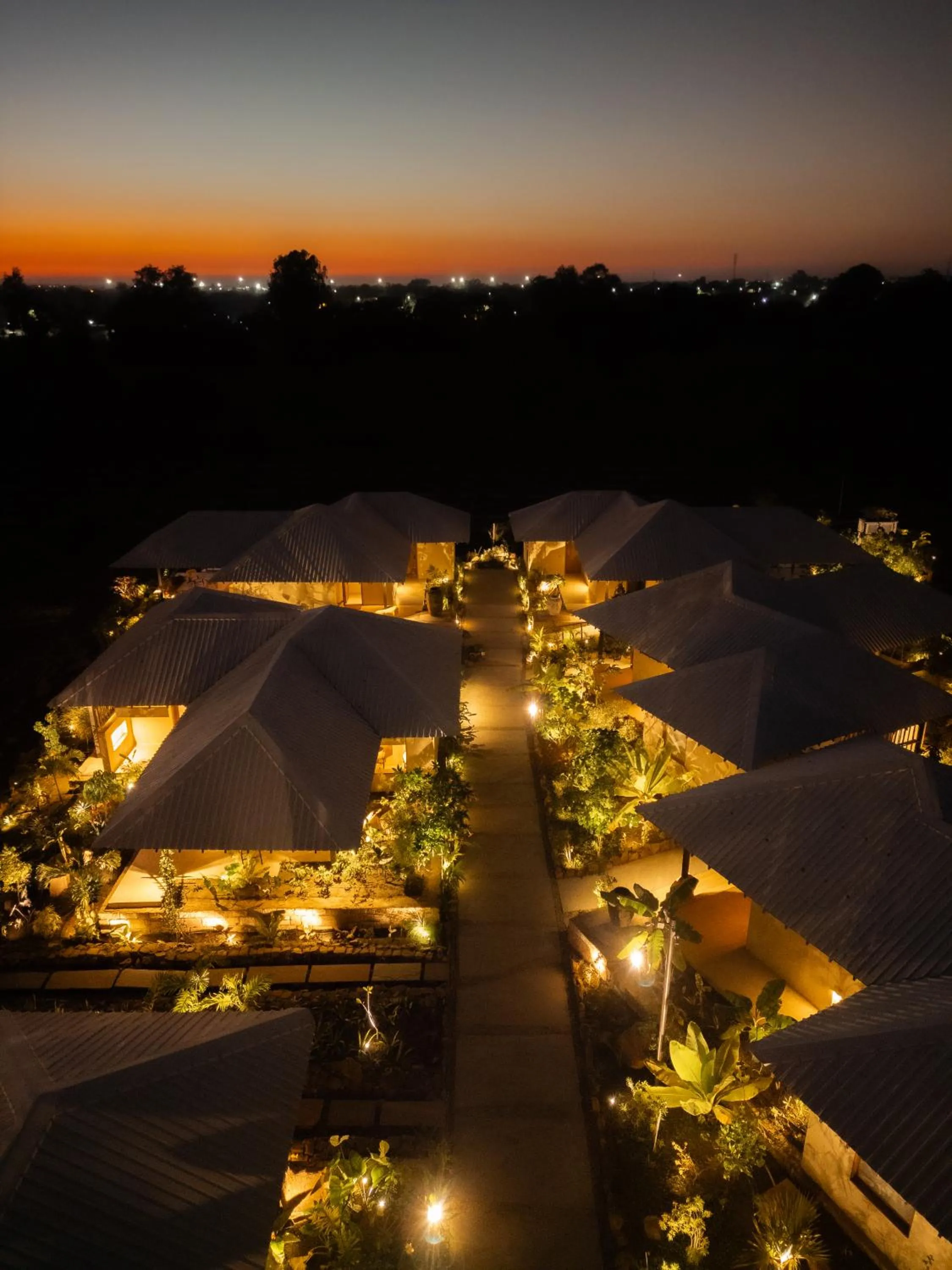 Bird's eye view in Shambhala