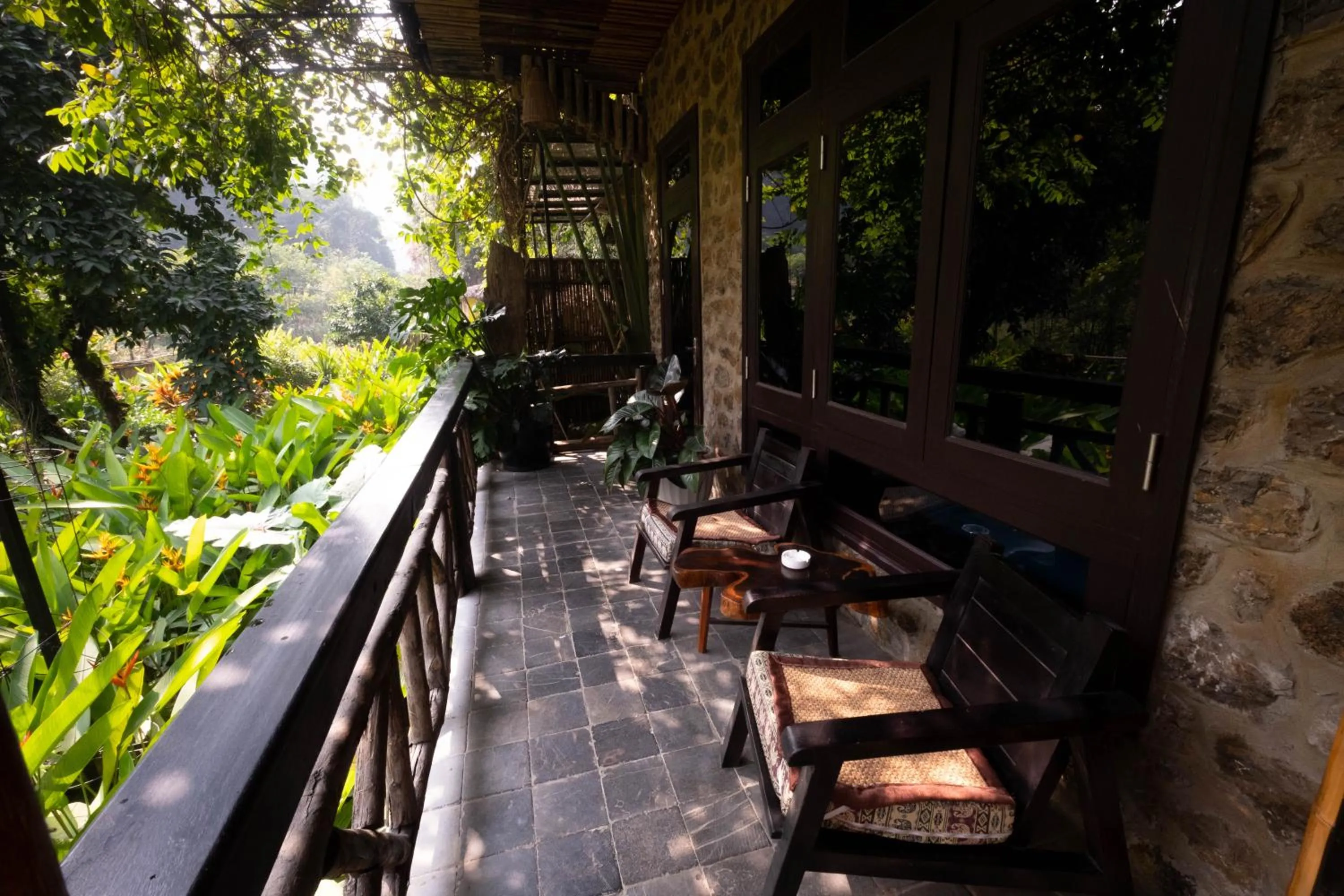 Balcony/Terrace in Trang An Ecolodge