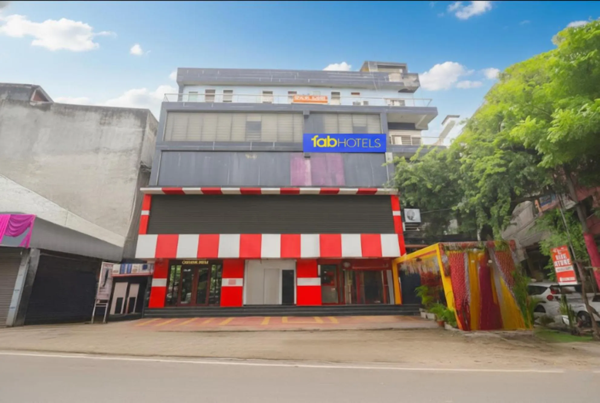 Property building in FabHotel Blue Stone