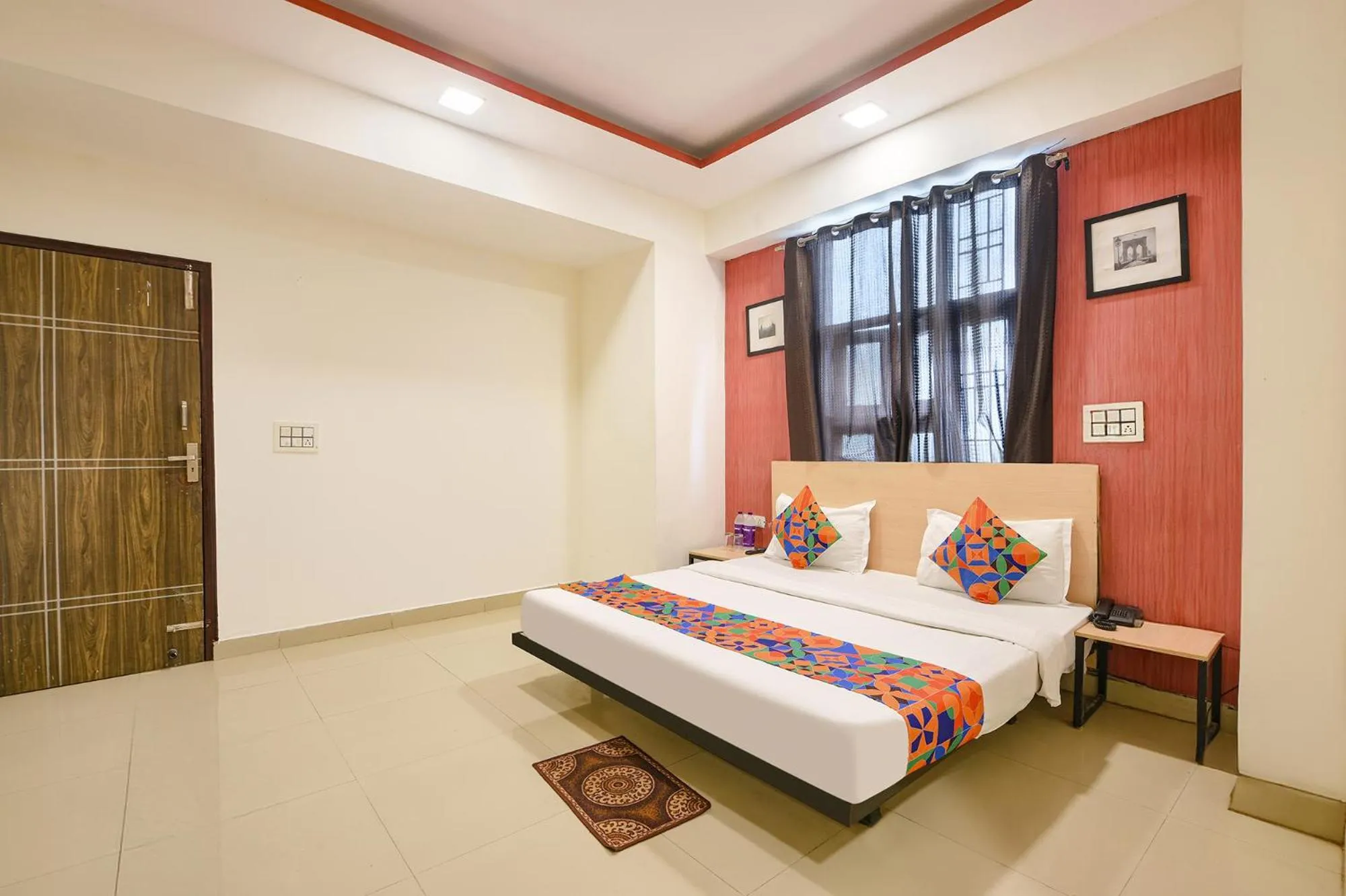 Bed in FabHotel Blue Stone