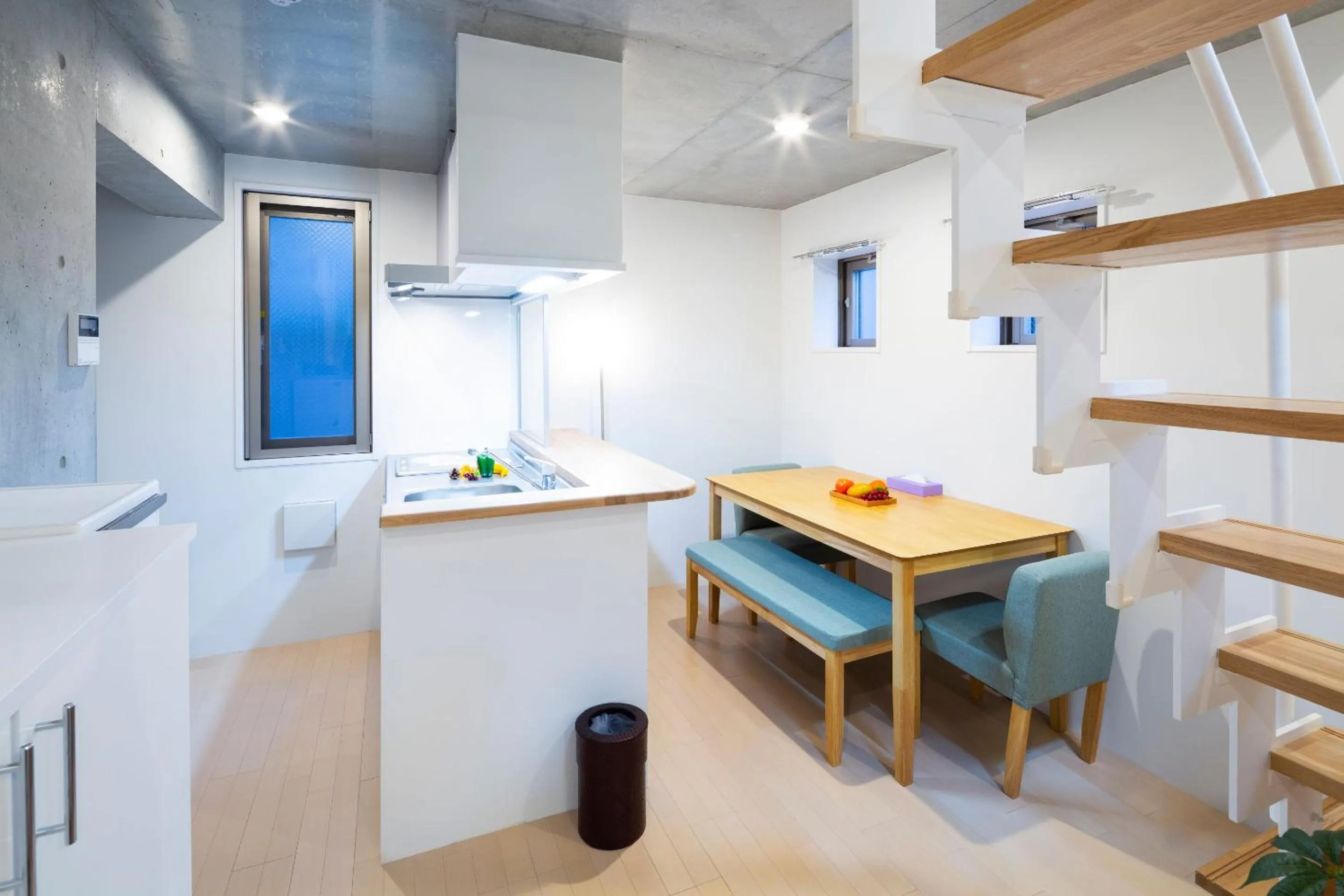 Kitchen or kitchenette in Laffitte Hirai Condominium Hotel