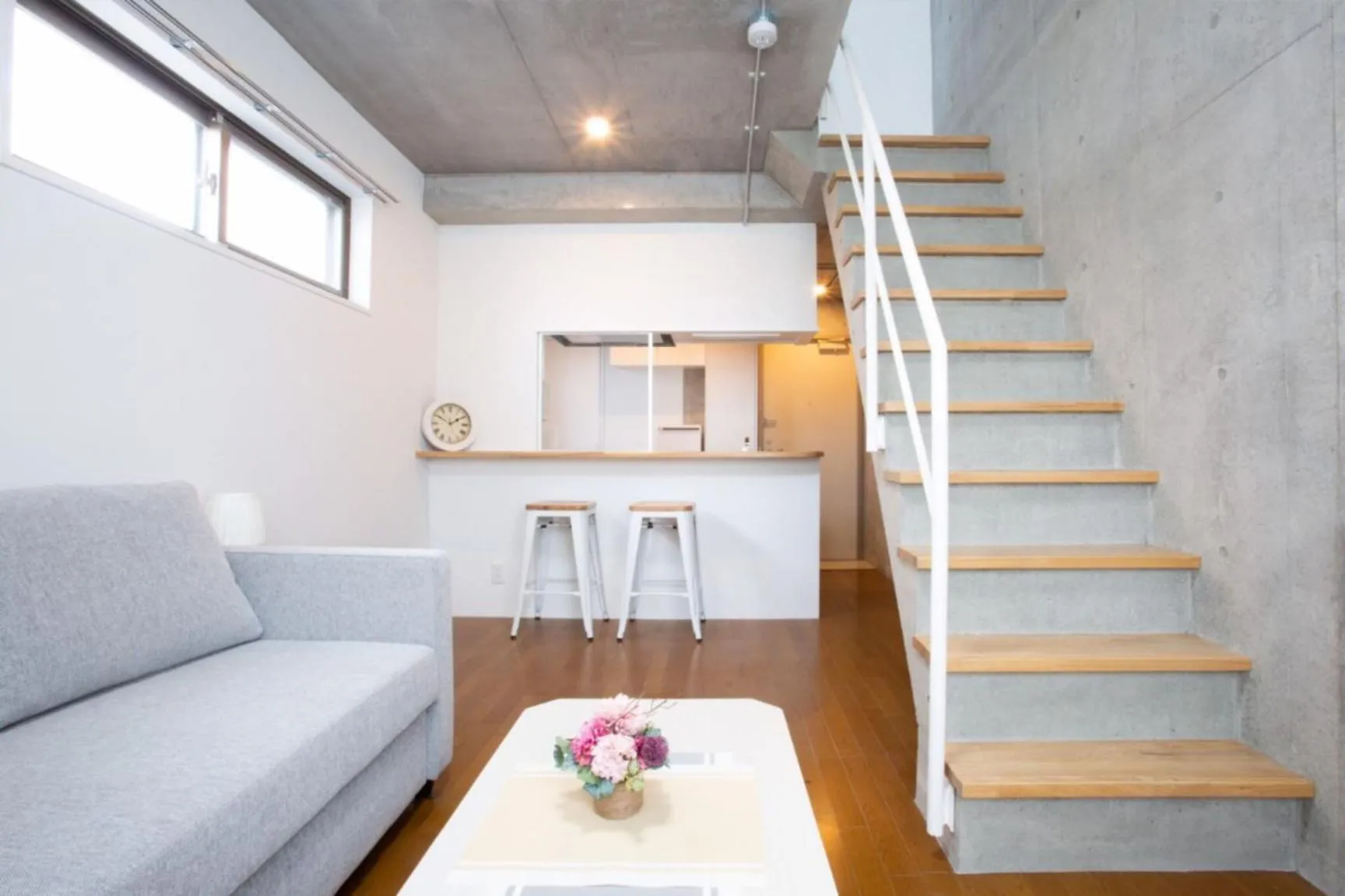 Living room in Laffitte Hirai Condominium Hotel