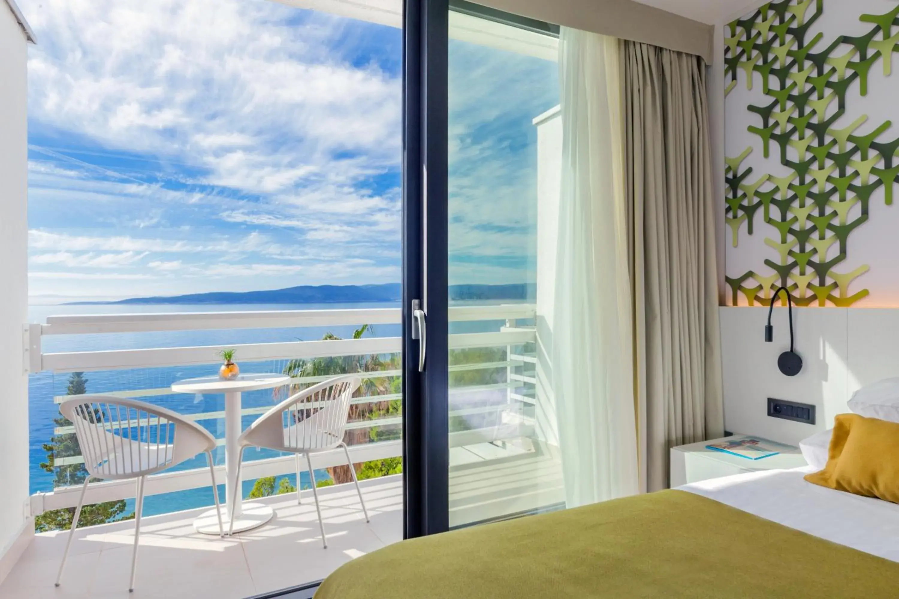 Balcony/Terrace, Bed in Bluesun Mala Berulia Balcony/Terrace, Bed in Bluesun Mala Berulia