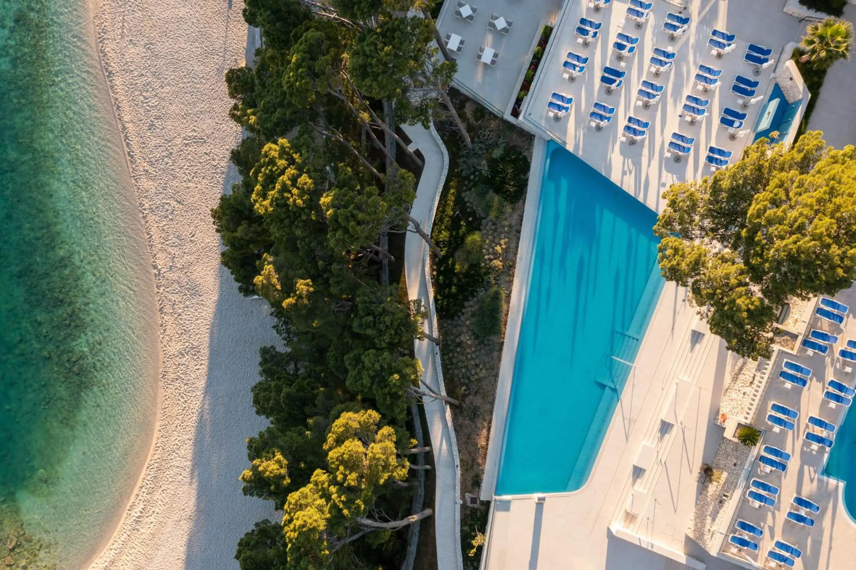 Swimming pool in Bluesun Mala Berulia Swimming pool in Bluesun Mala Berulia
