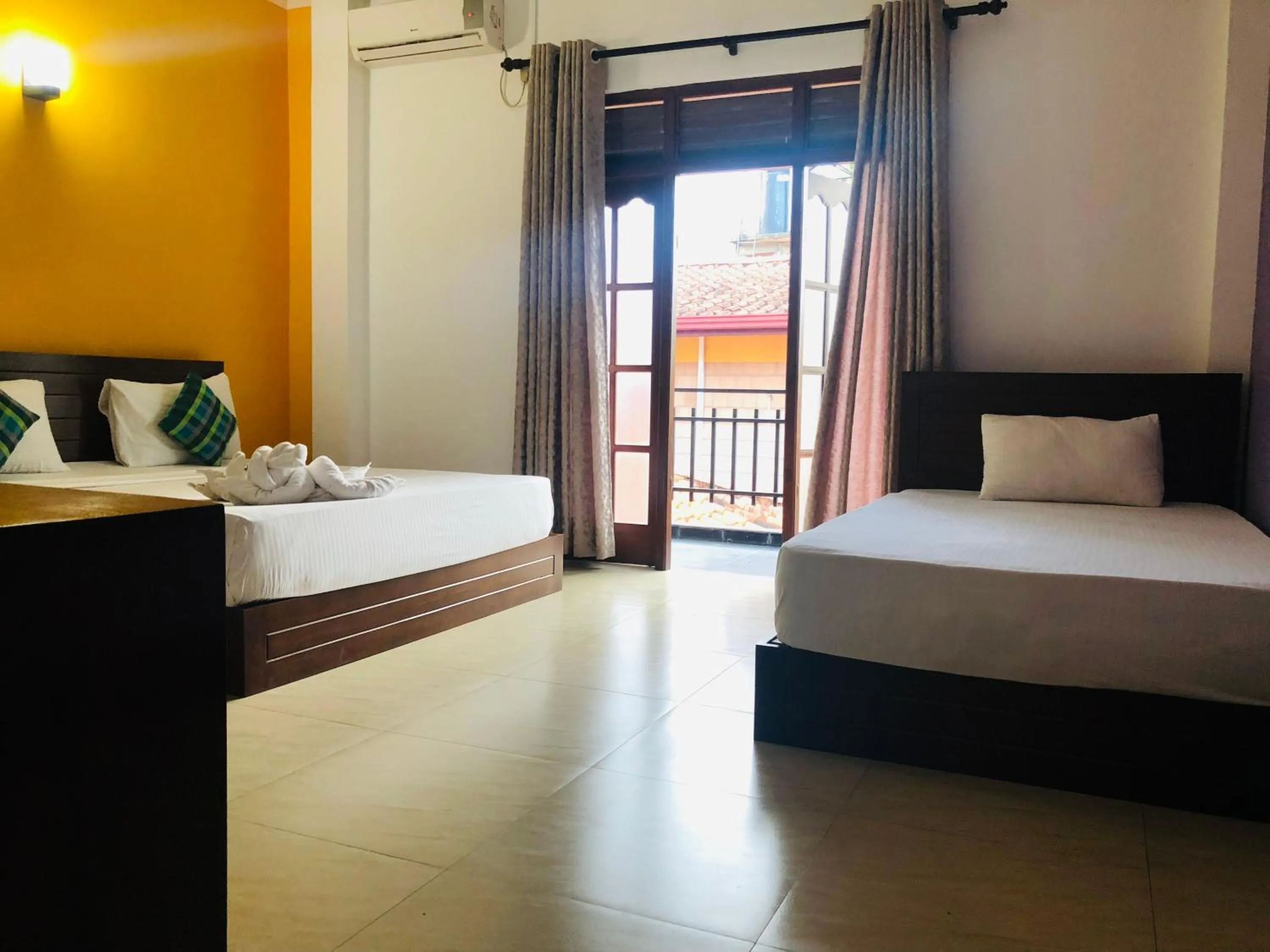 Bed in Ravan Resort Tangalle