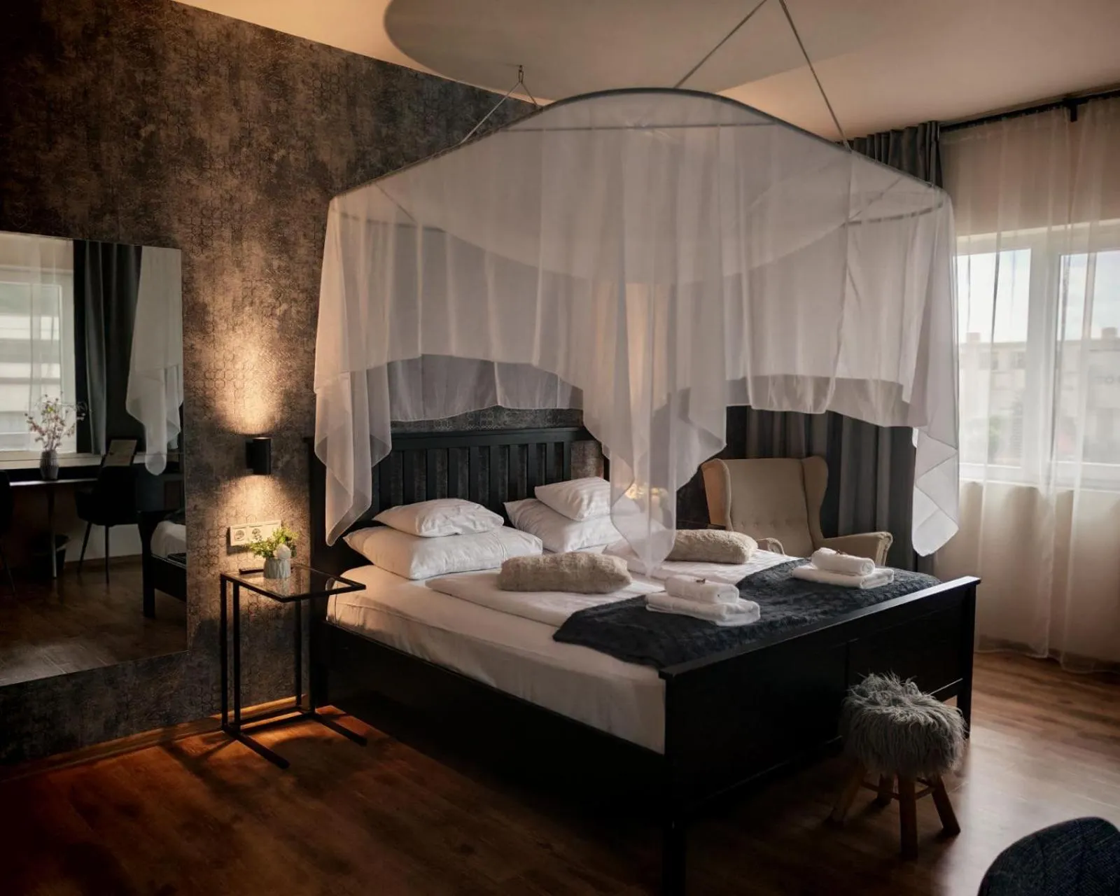 Bed in Boutique Hotel & Event Center