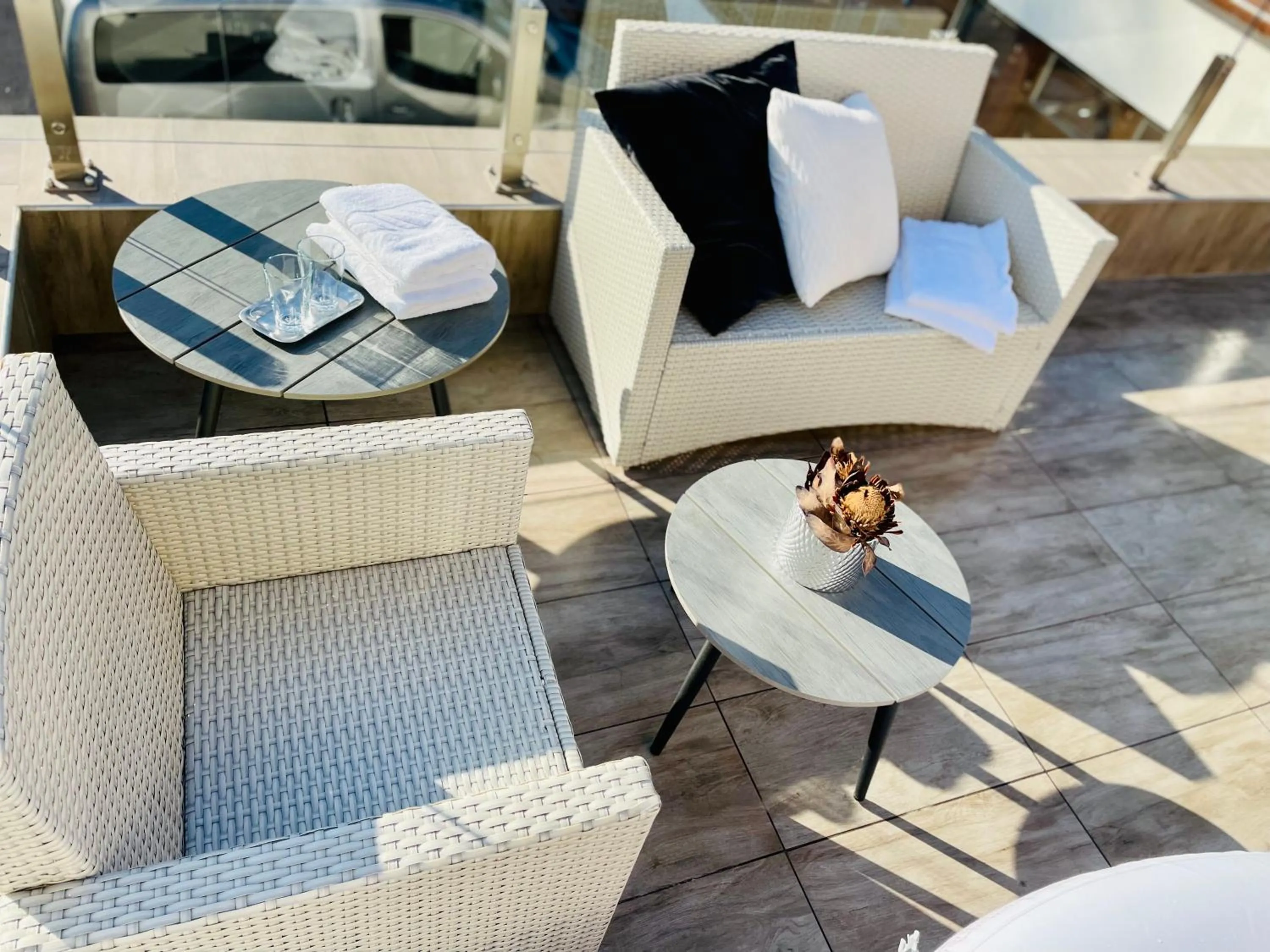 Patio in Boutique Hotel & Event Center