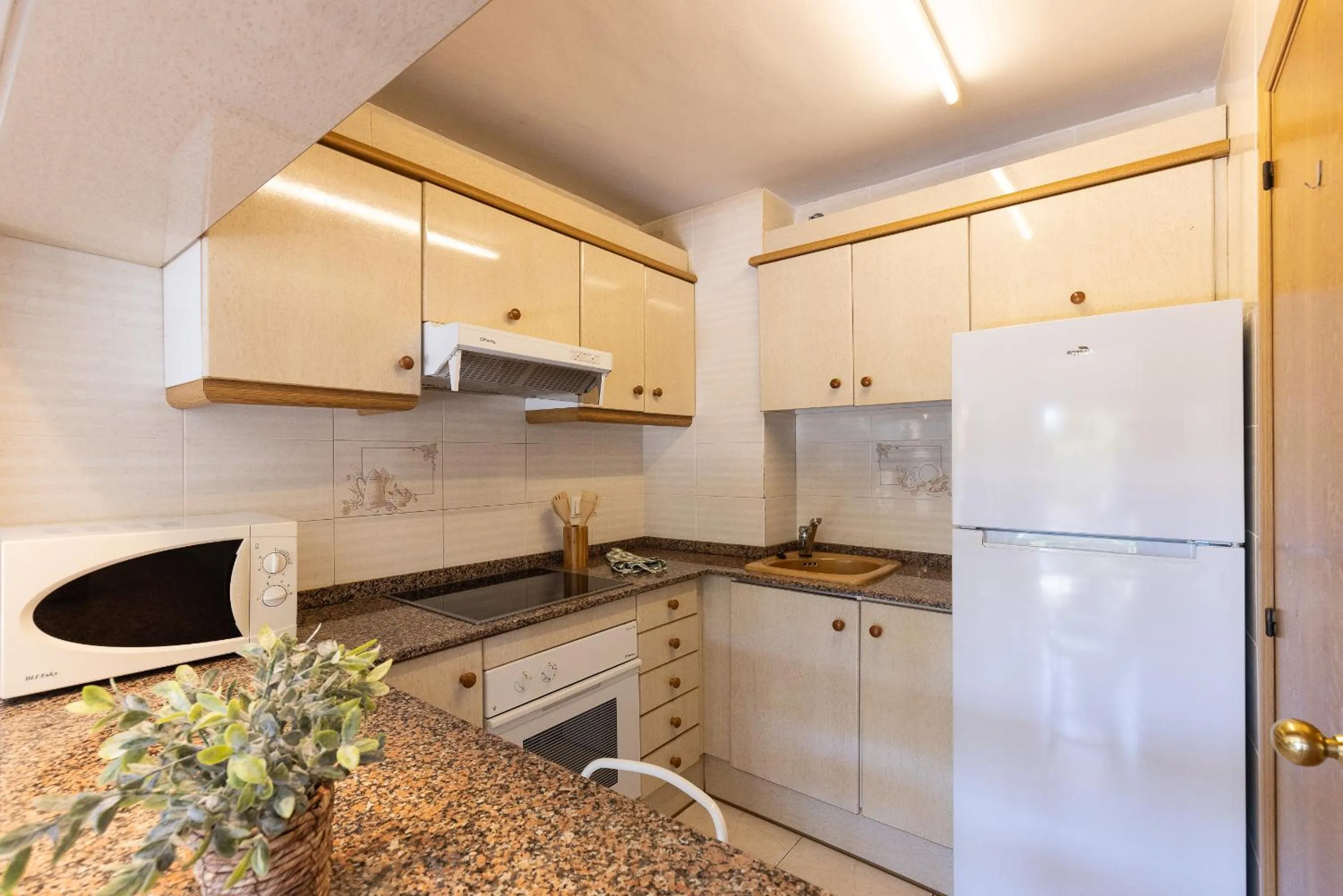 Kitchen or kitchenette in UHC Txingudi Family Apartments