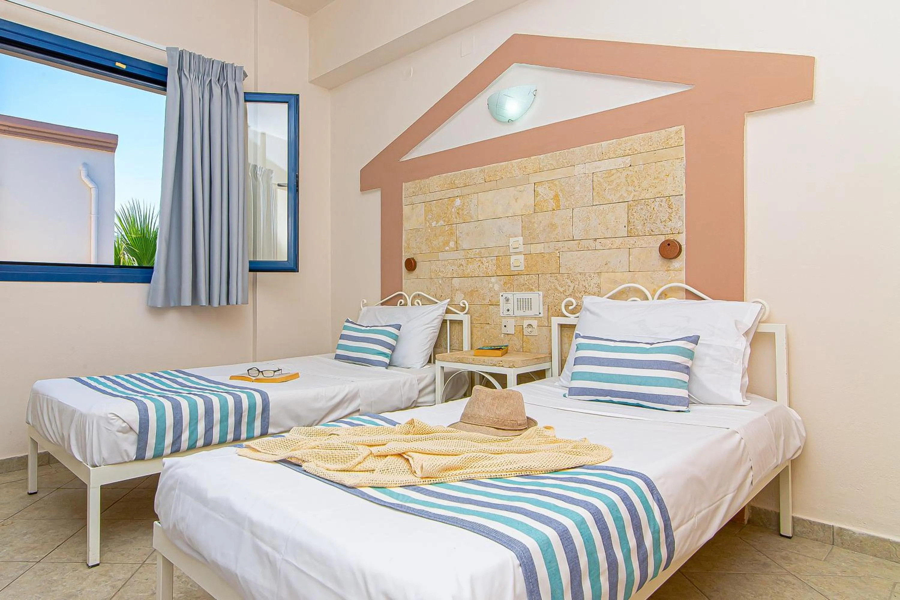Bedroom, Bed in Ilios Malia Hotel Resort