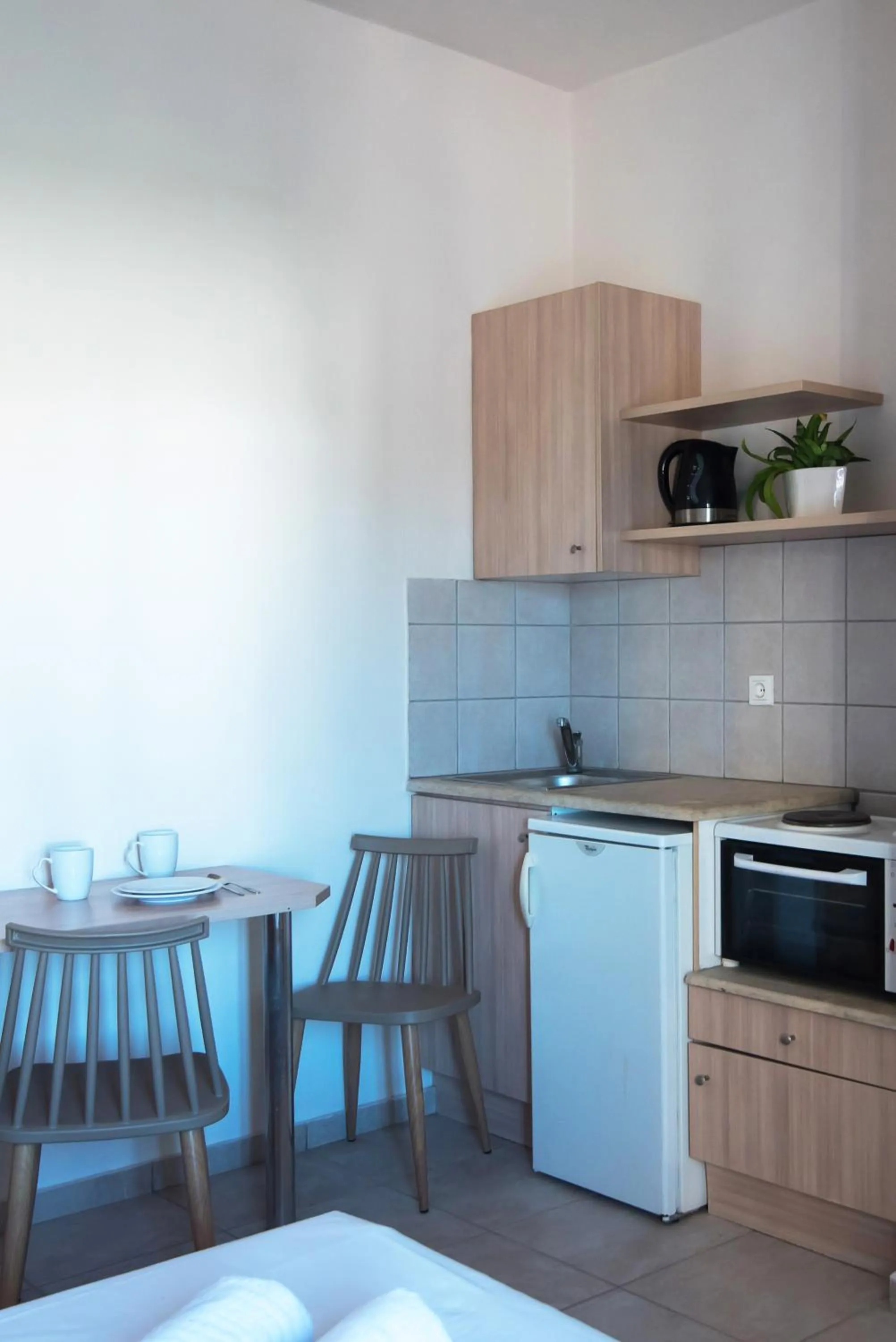 Kitchen or kitchenette in Ilios Malia Hotel Resort