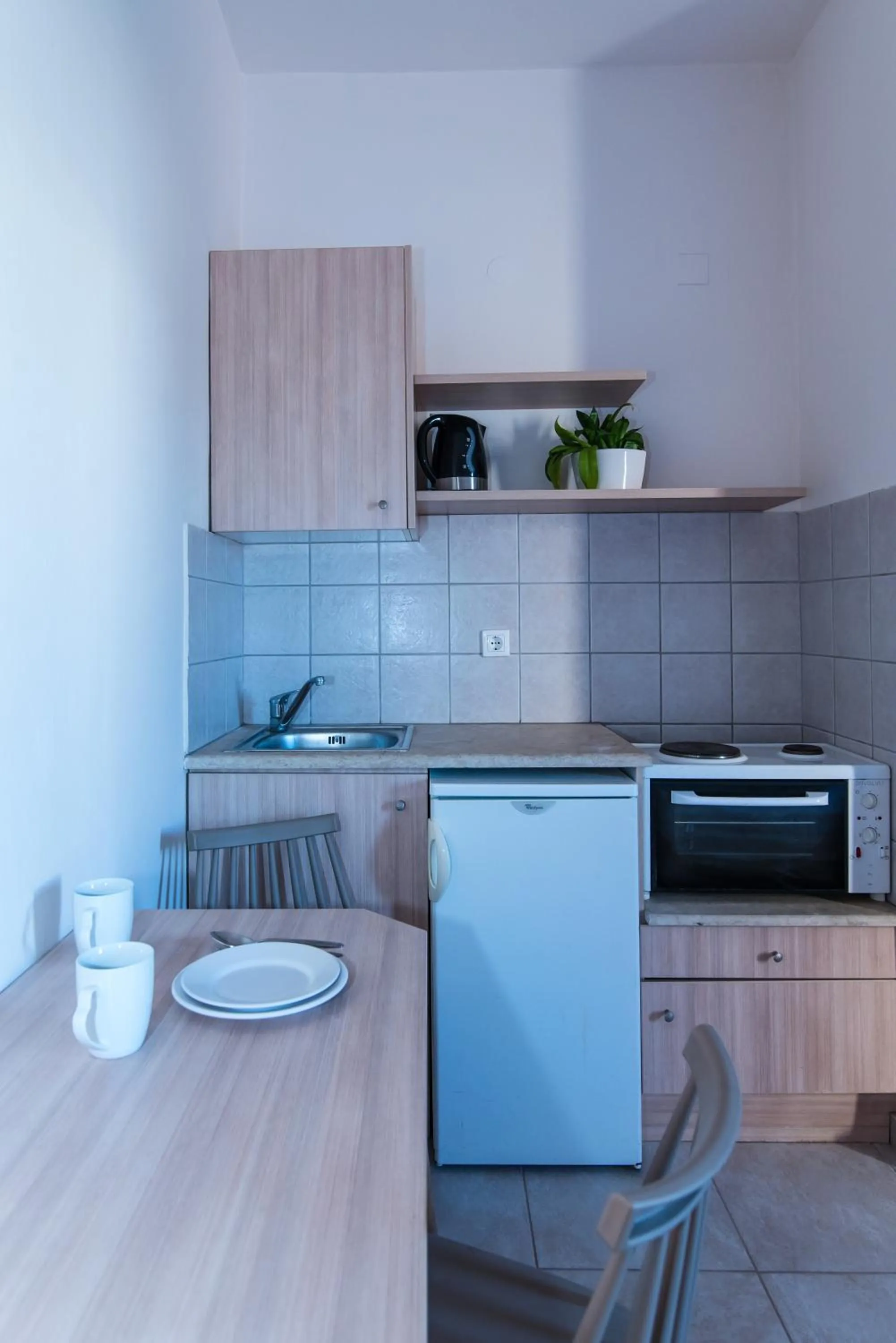 Kitchen or kitchenette in Ilios Malia Hotel Resort