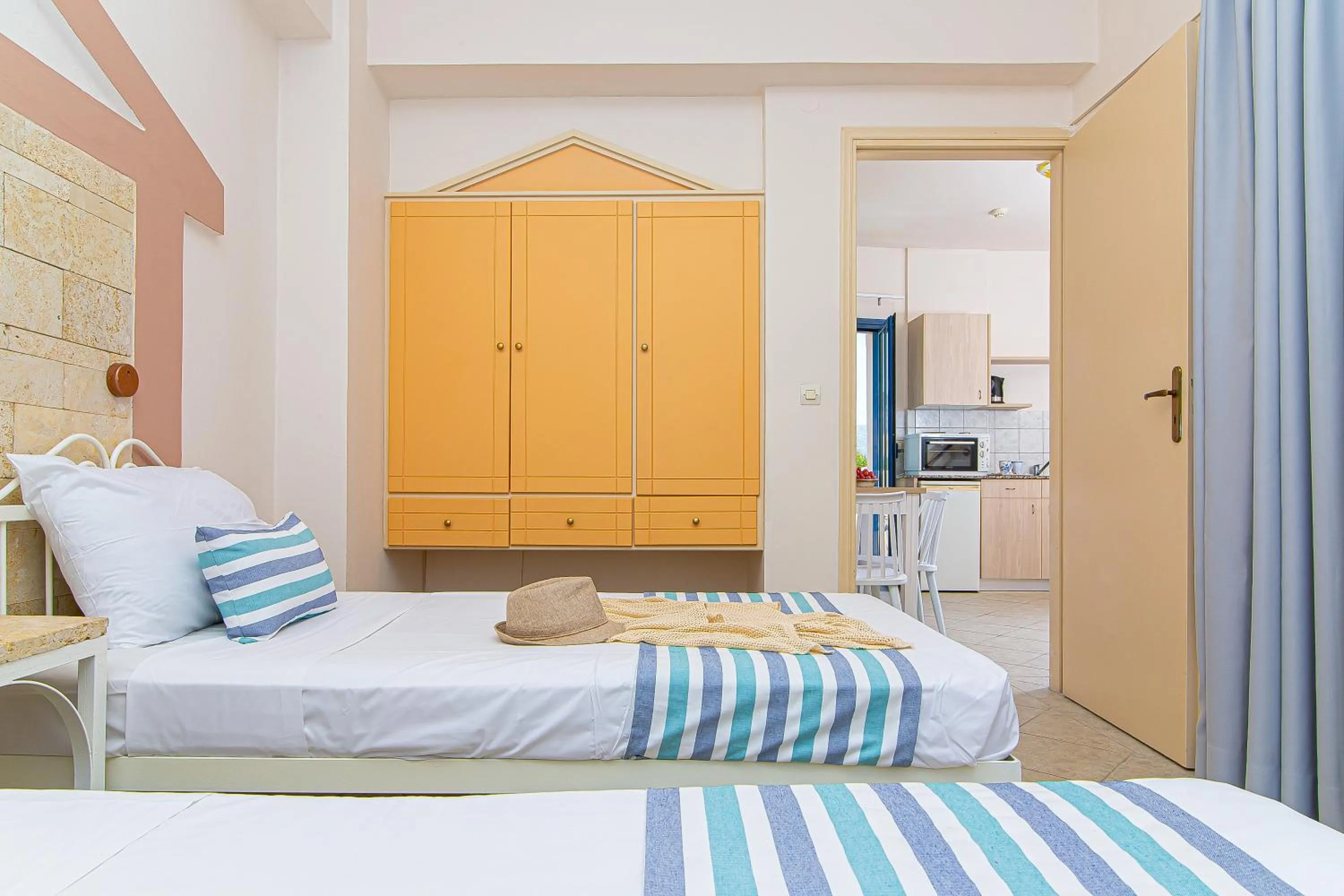 Bedroom, Bed in Ilios Malia Hotel Resort