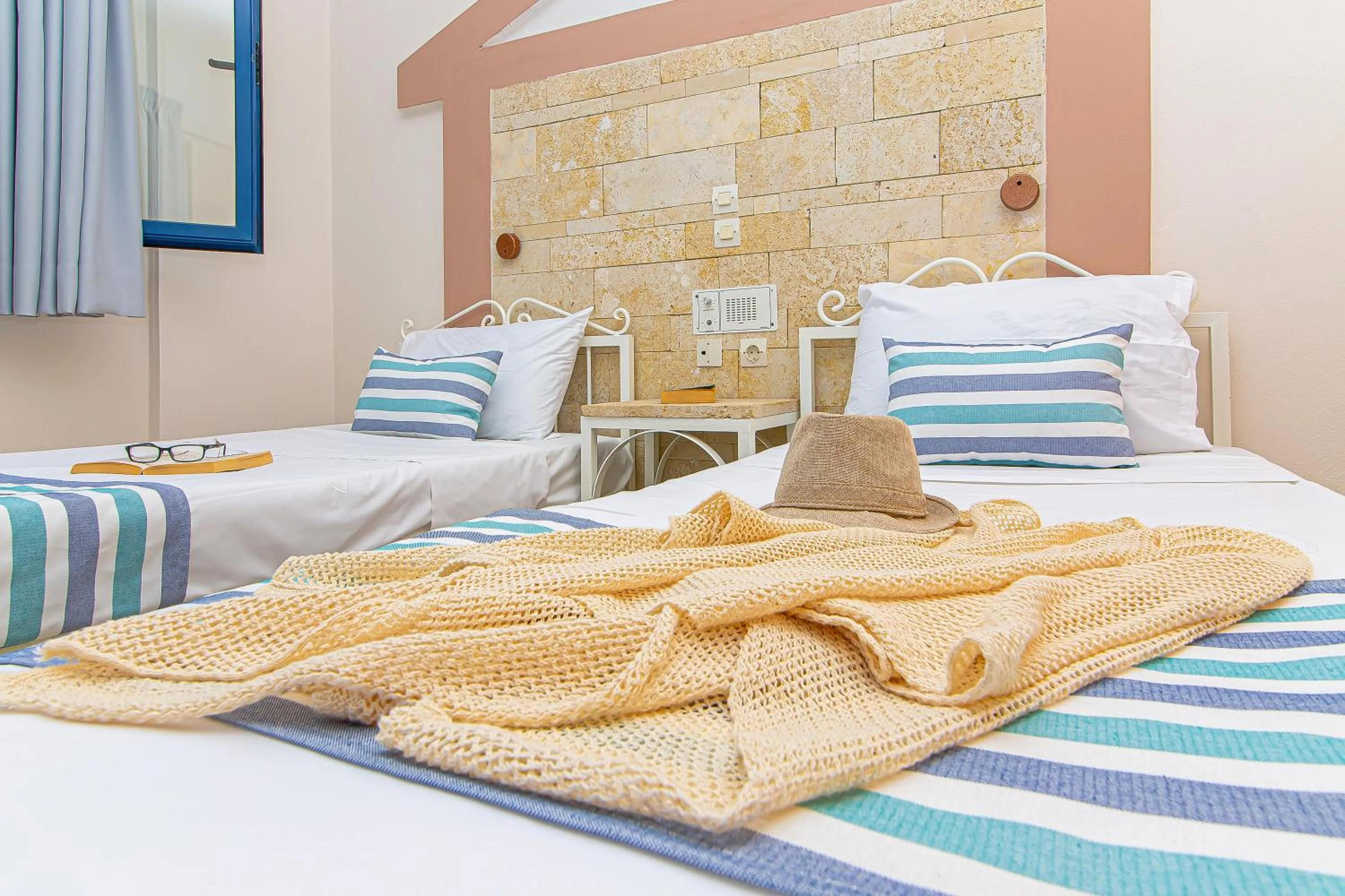 Bedroom, Bed in Ilios Malia Hotel Resort