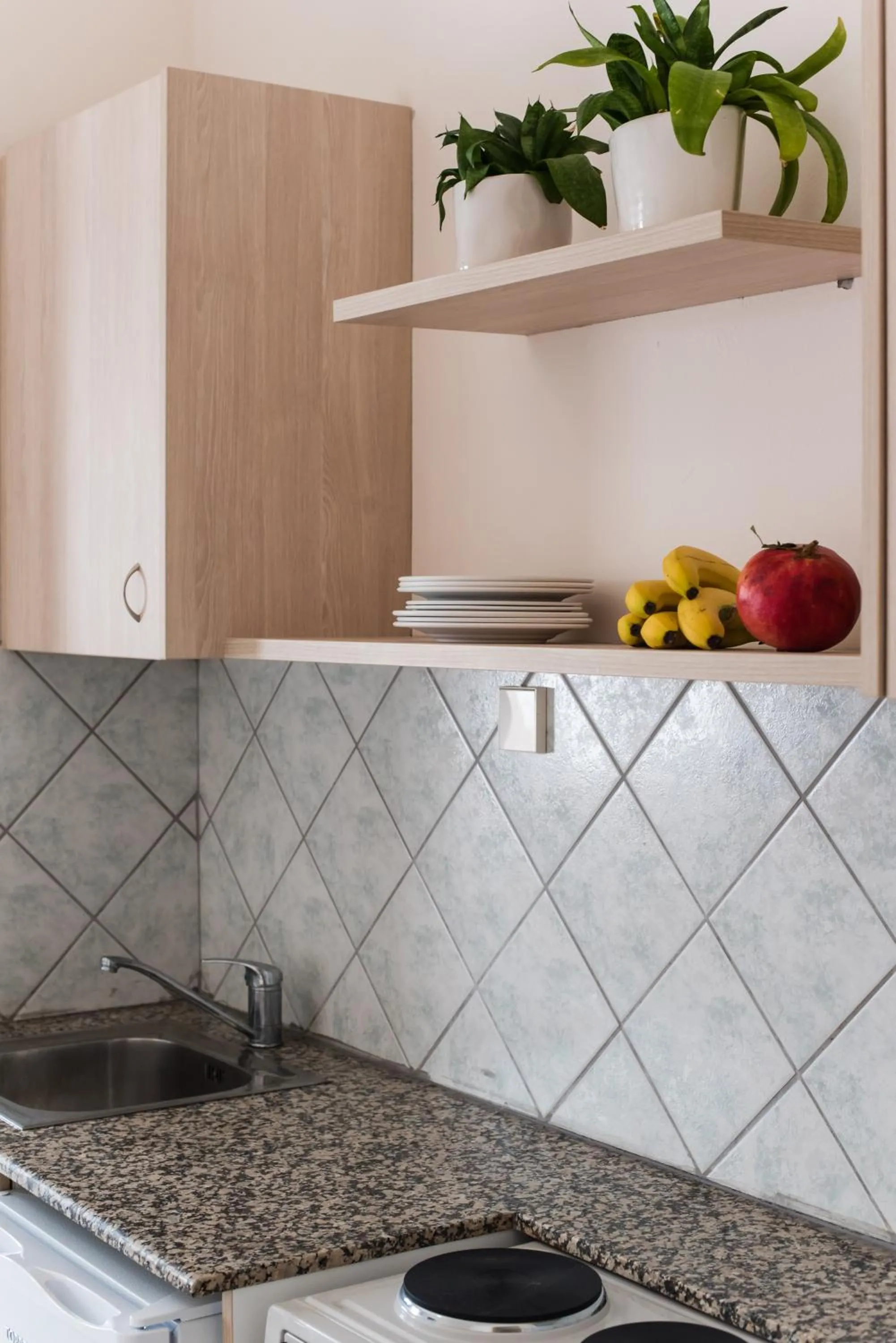 Kitchen or kitchenette in Ilios Malia Hotel Resort