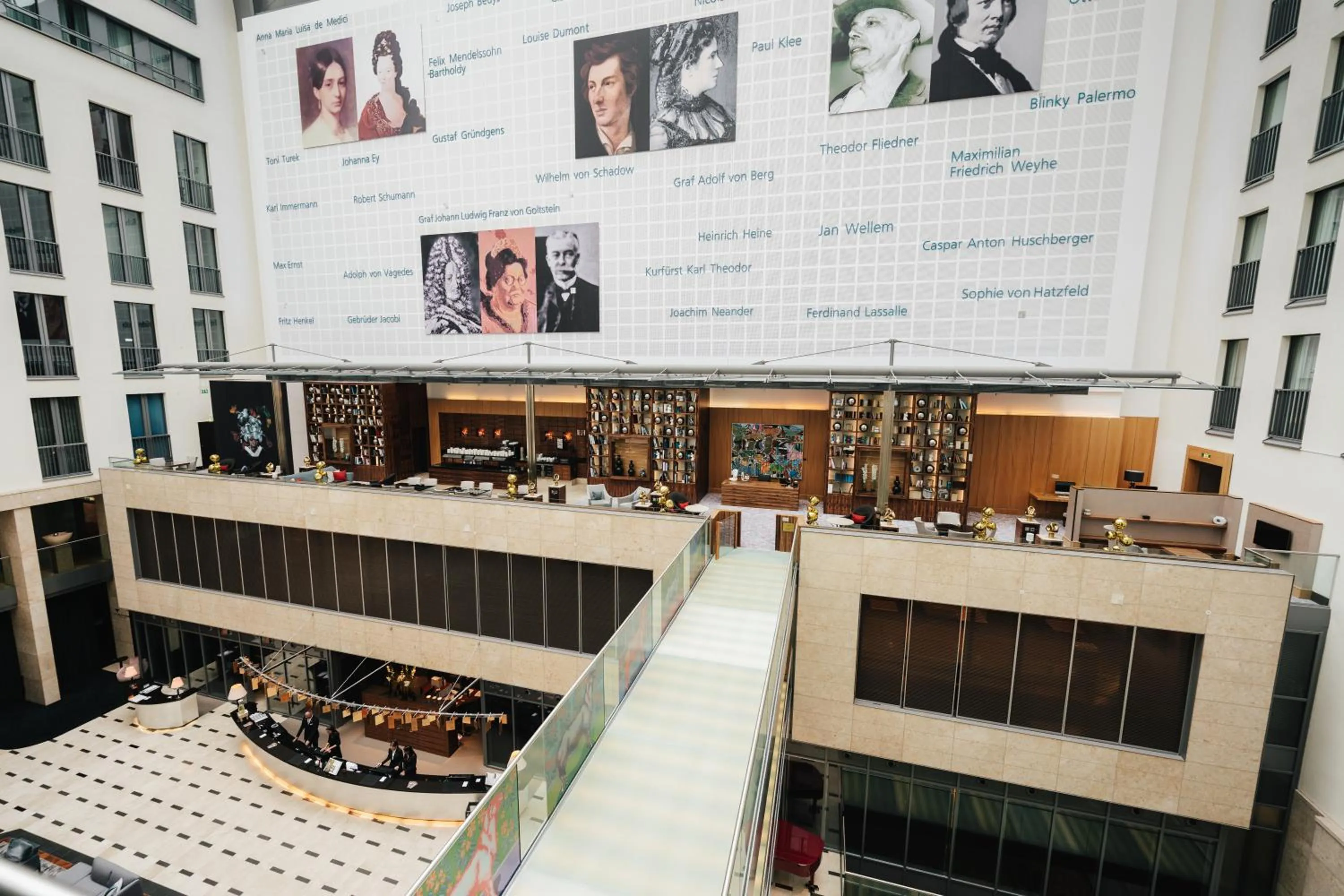 Lobby or reception in Hotel Kö59 Düsseldorf - Member of Hommage Luxury Hotels Collection