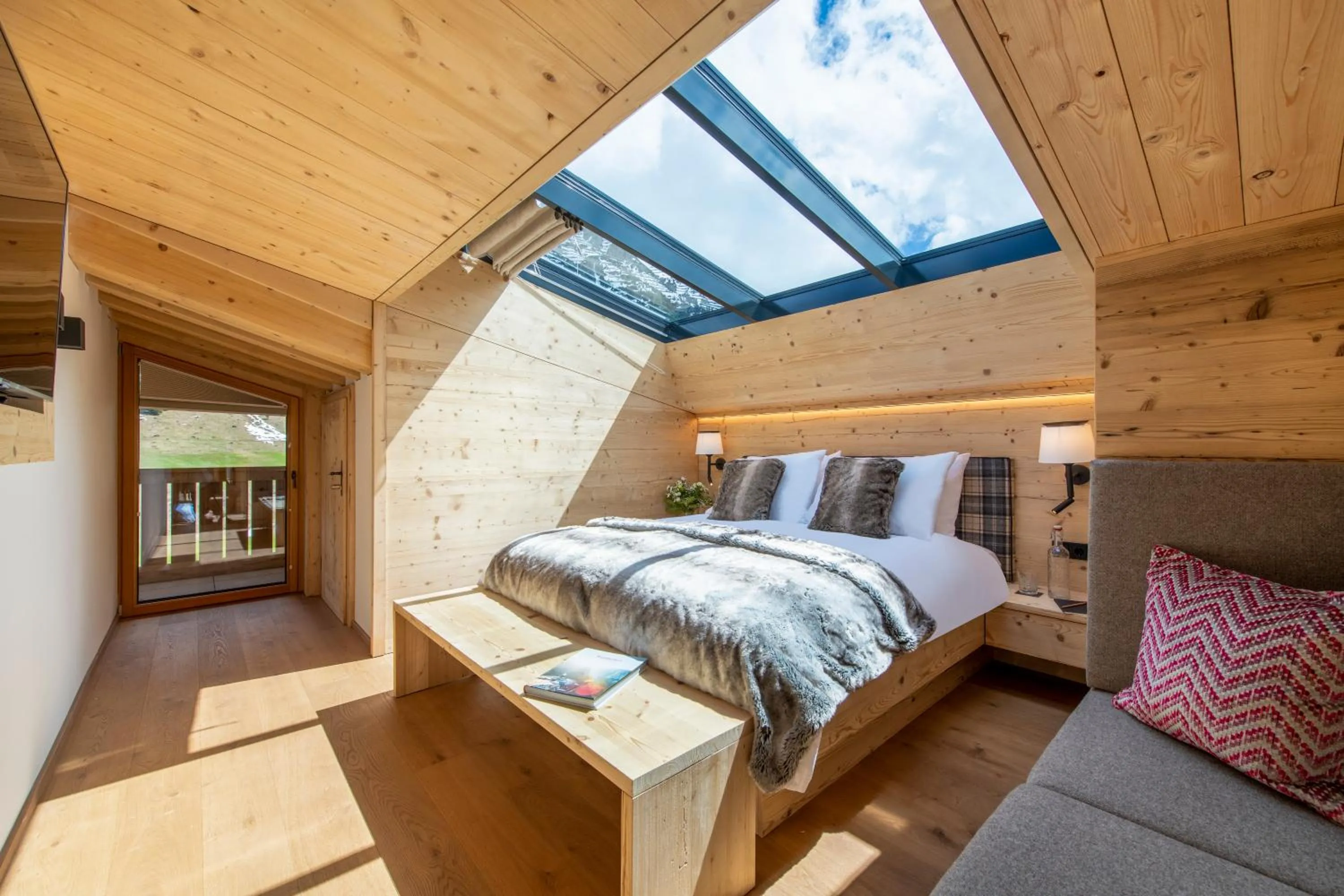 Bed in Brunnenhof Luxury Apartments