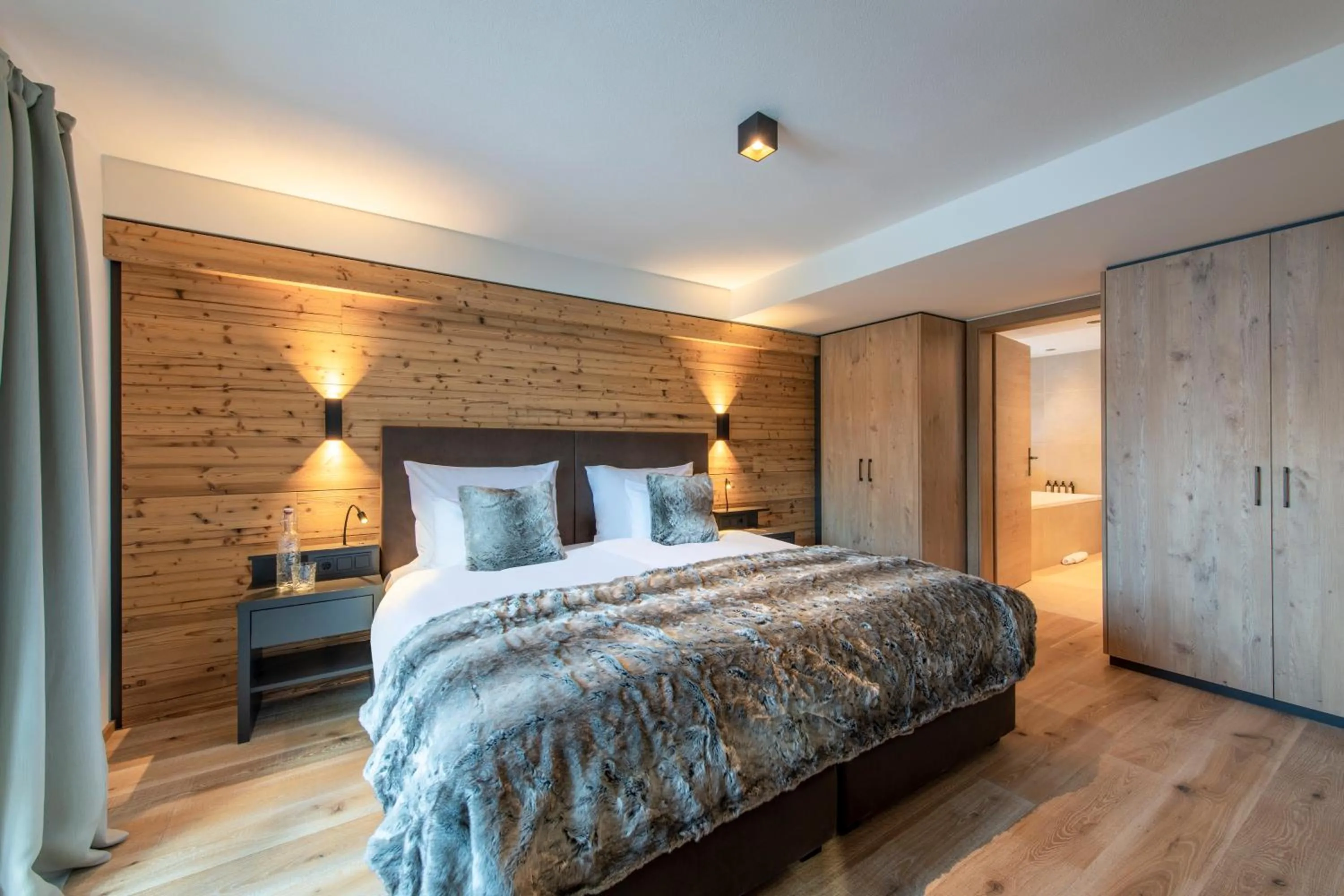 Bed in Brunnenhof Luxury Apartments