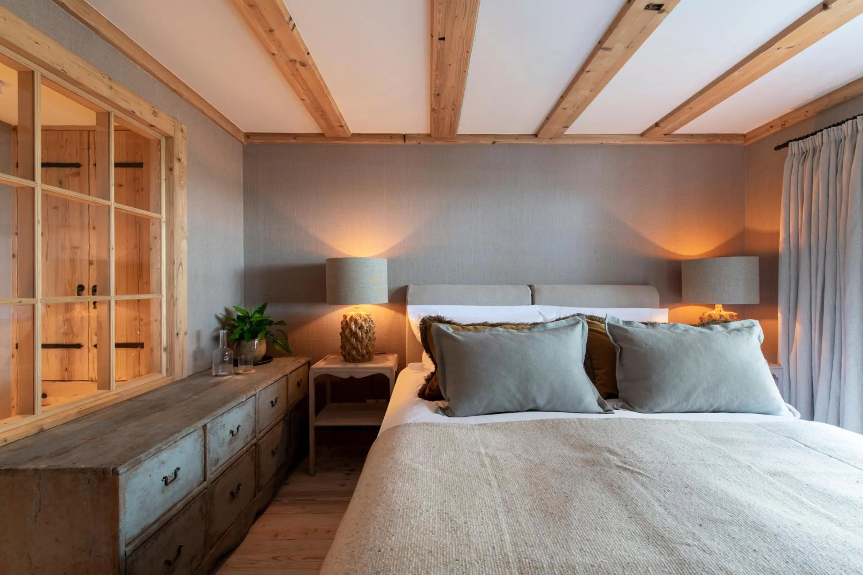 Bed in Brunnenhof Luxury Apartments