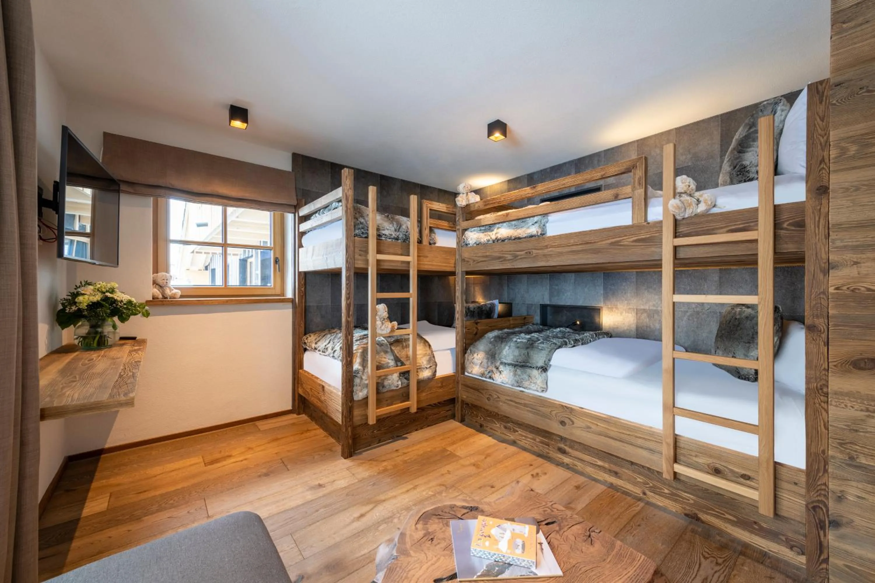 Bed in Brunnenhof Luxury Apartments